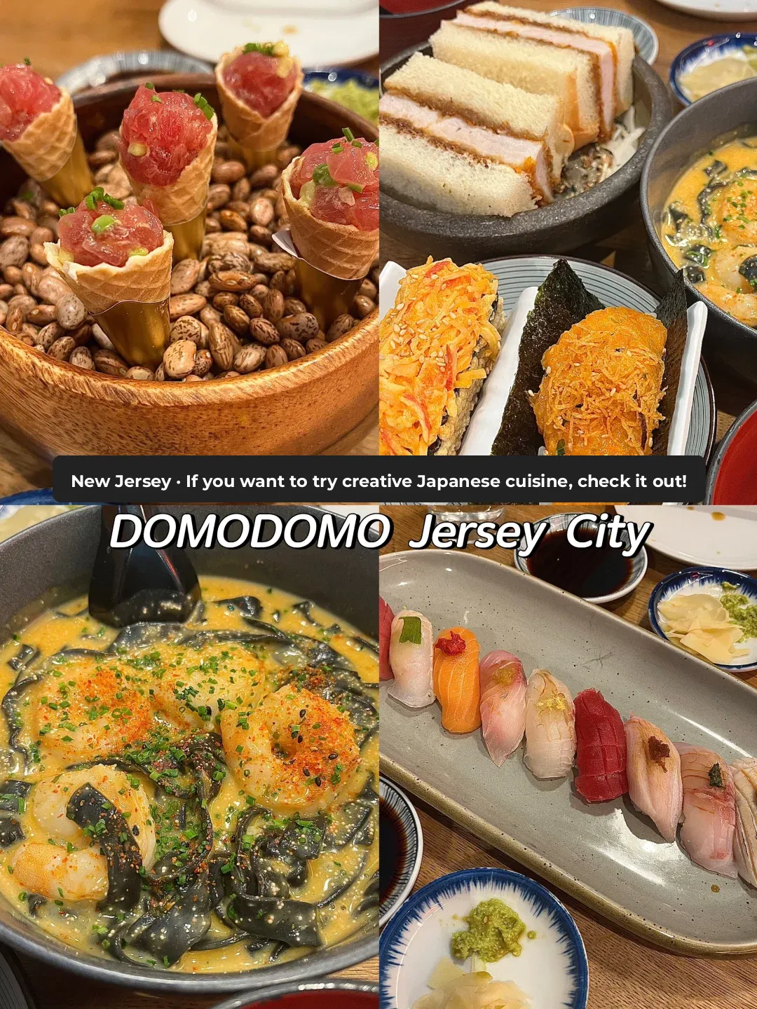 DOMODOMO Jersey City: A Must-Try Creative Japanese Cuisine Spot in New Jersey!