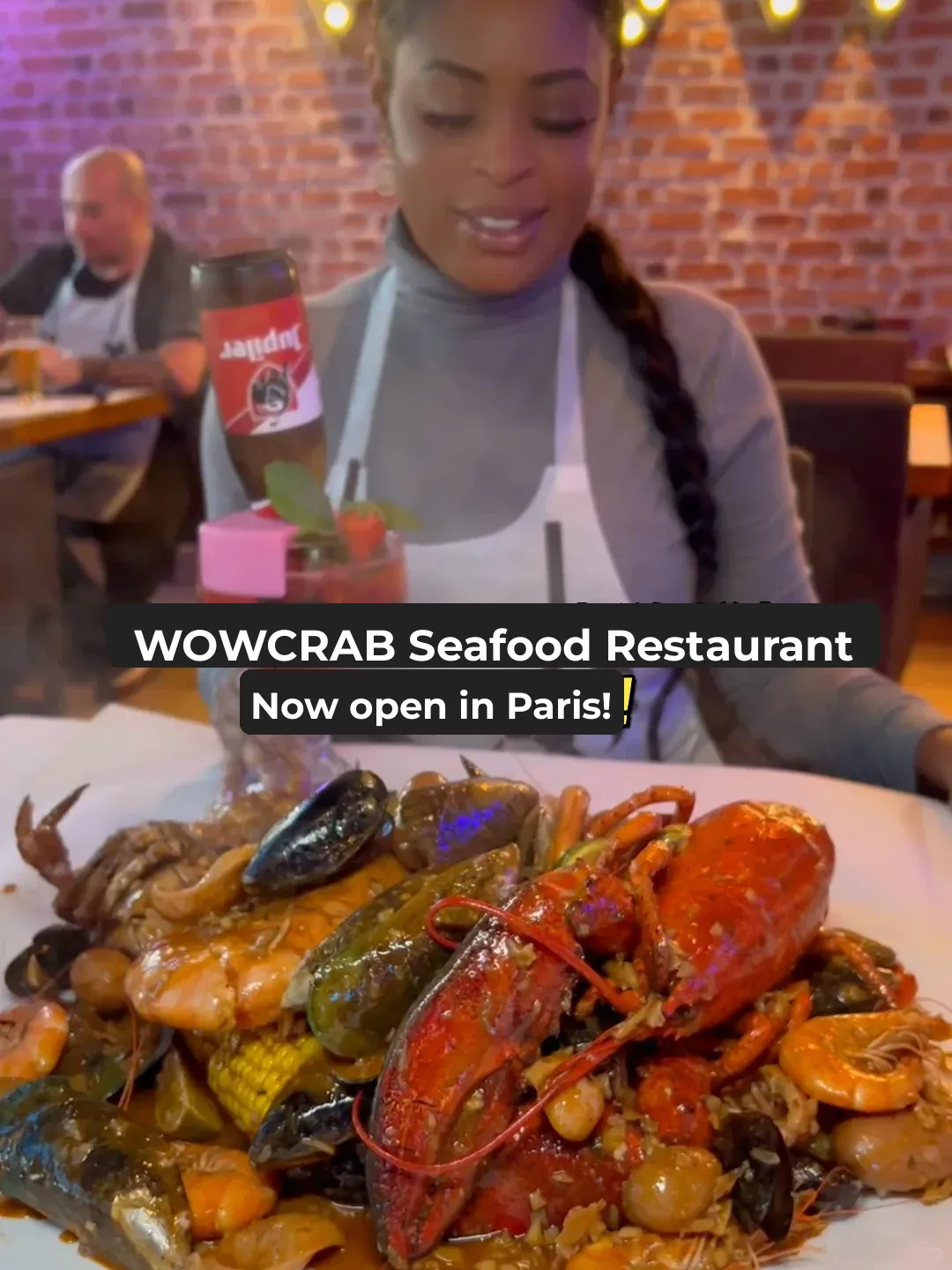 Parisian foodies, hurry up and get a taste of this! 🦀️🦐