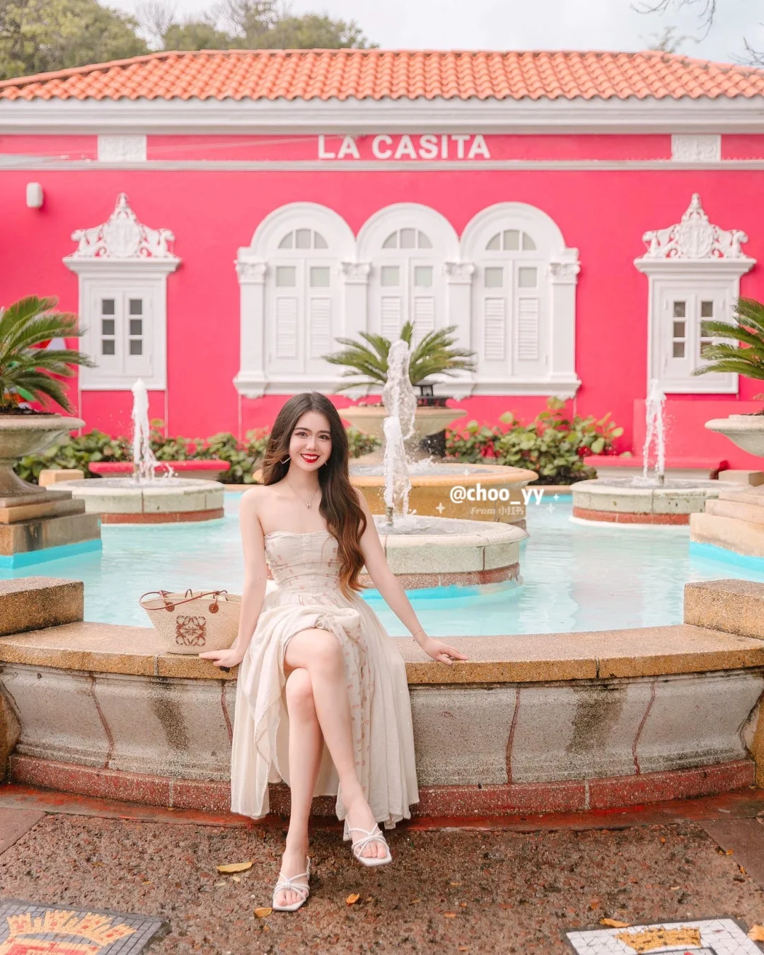 💖 Puerto Rico | The Hidden Pink Romantic Fountain in the Old Town ⛲️