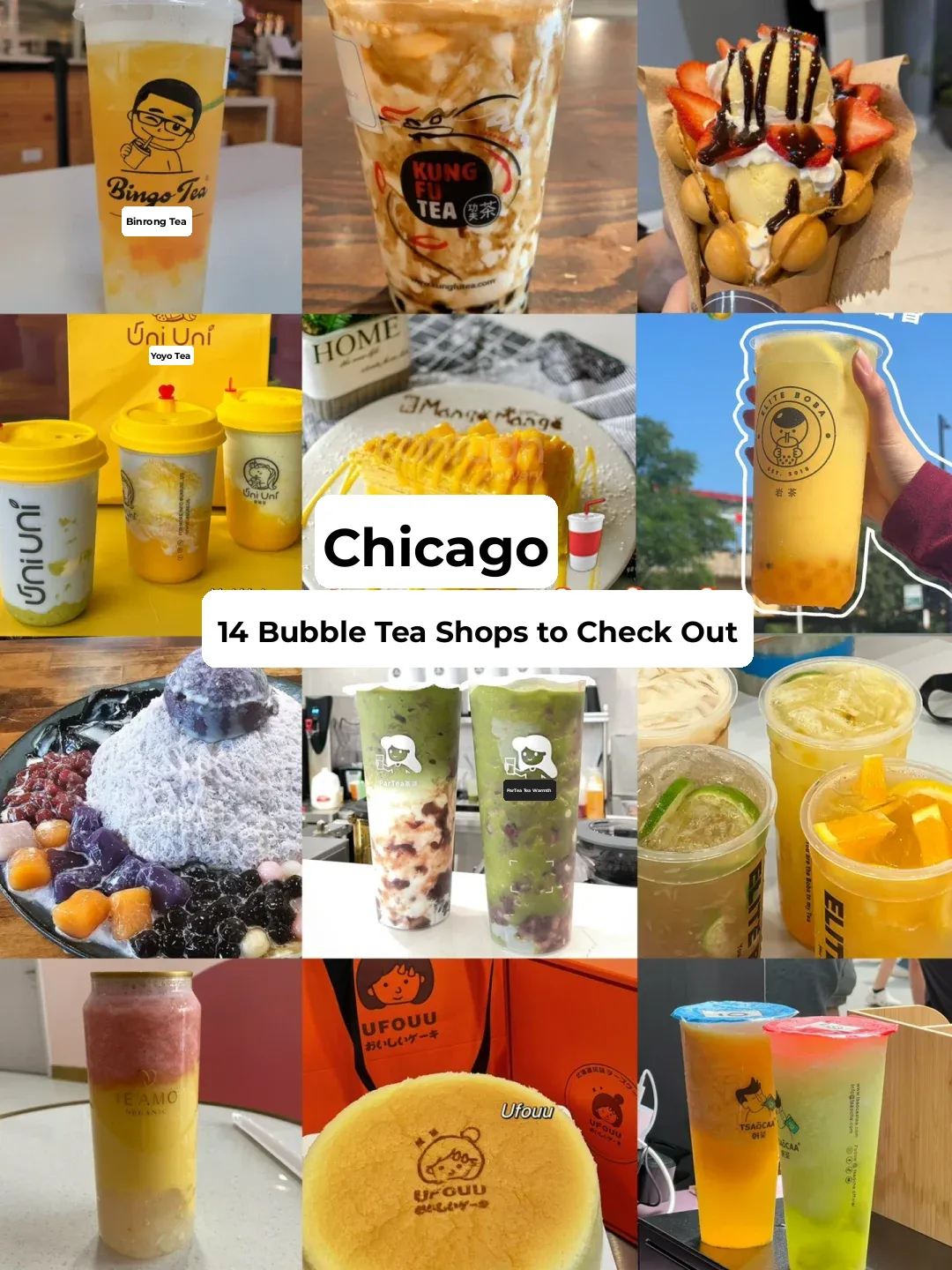 "Chicago | A Roundup of 14 Must-Try Bubble Tea and Dessert Shops"