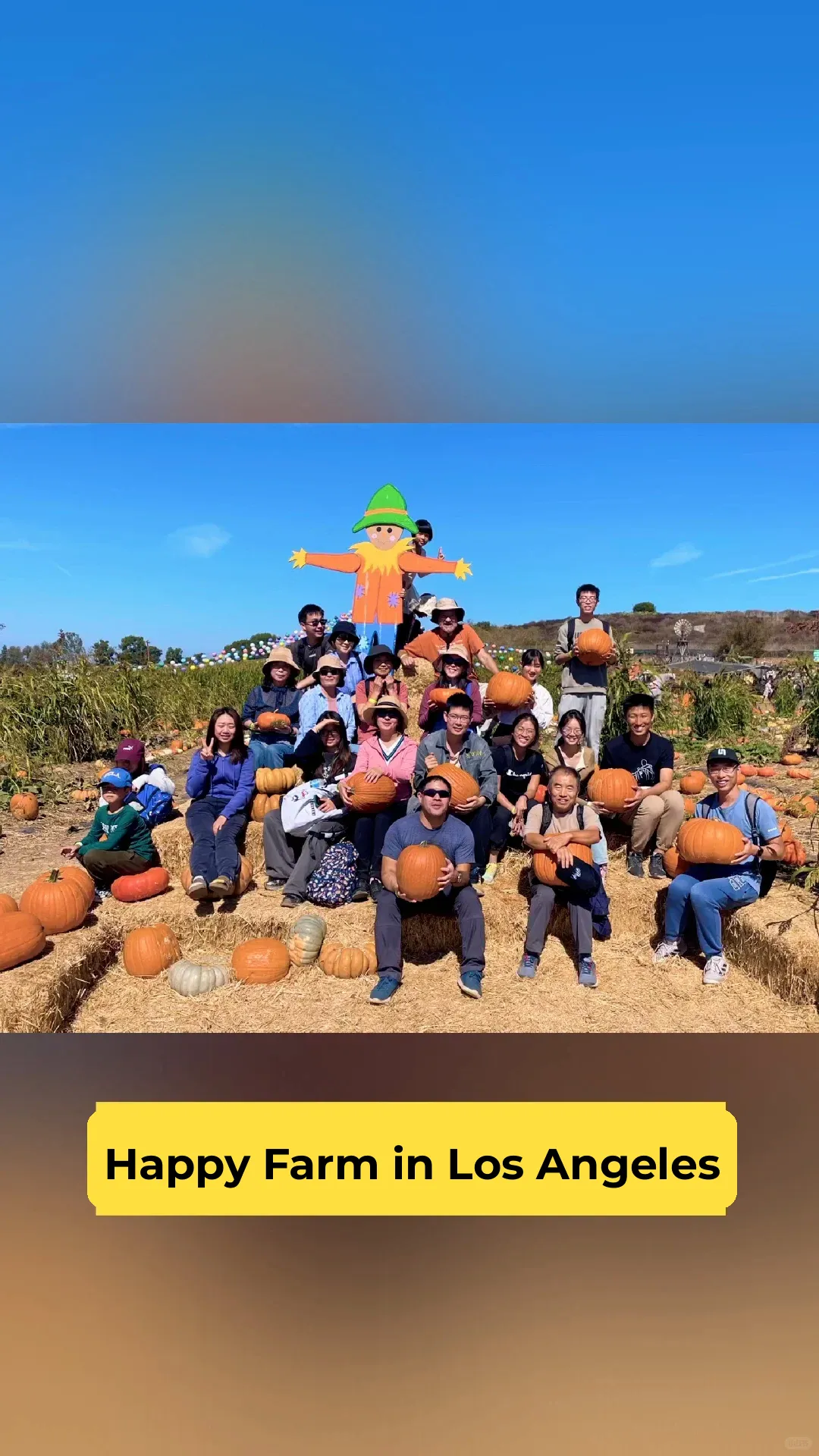 Having a blast at the farm with friends in LA!