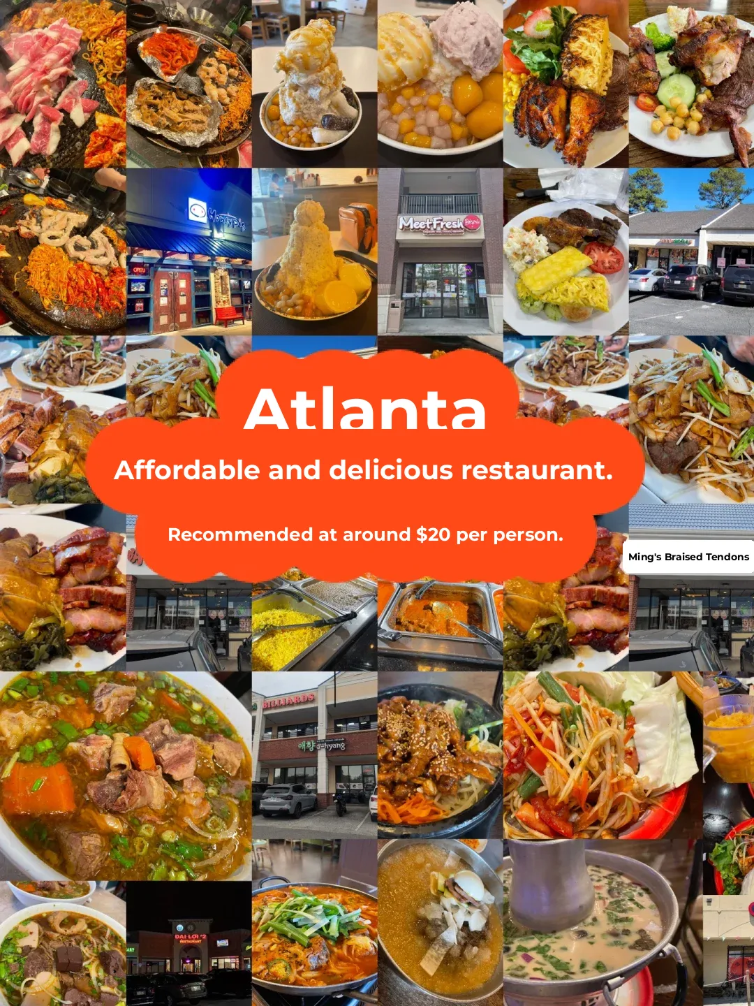 Budget Eats in Atlanta: Top Picks for $15-30 Per Person!