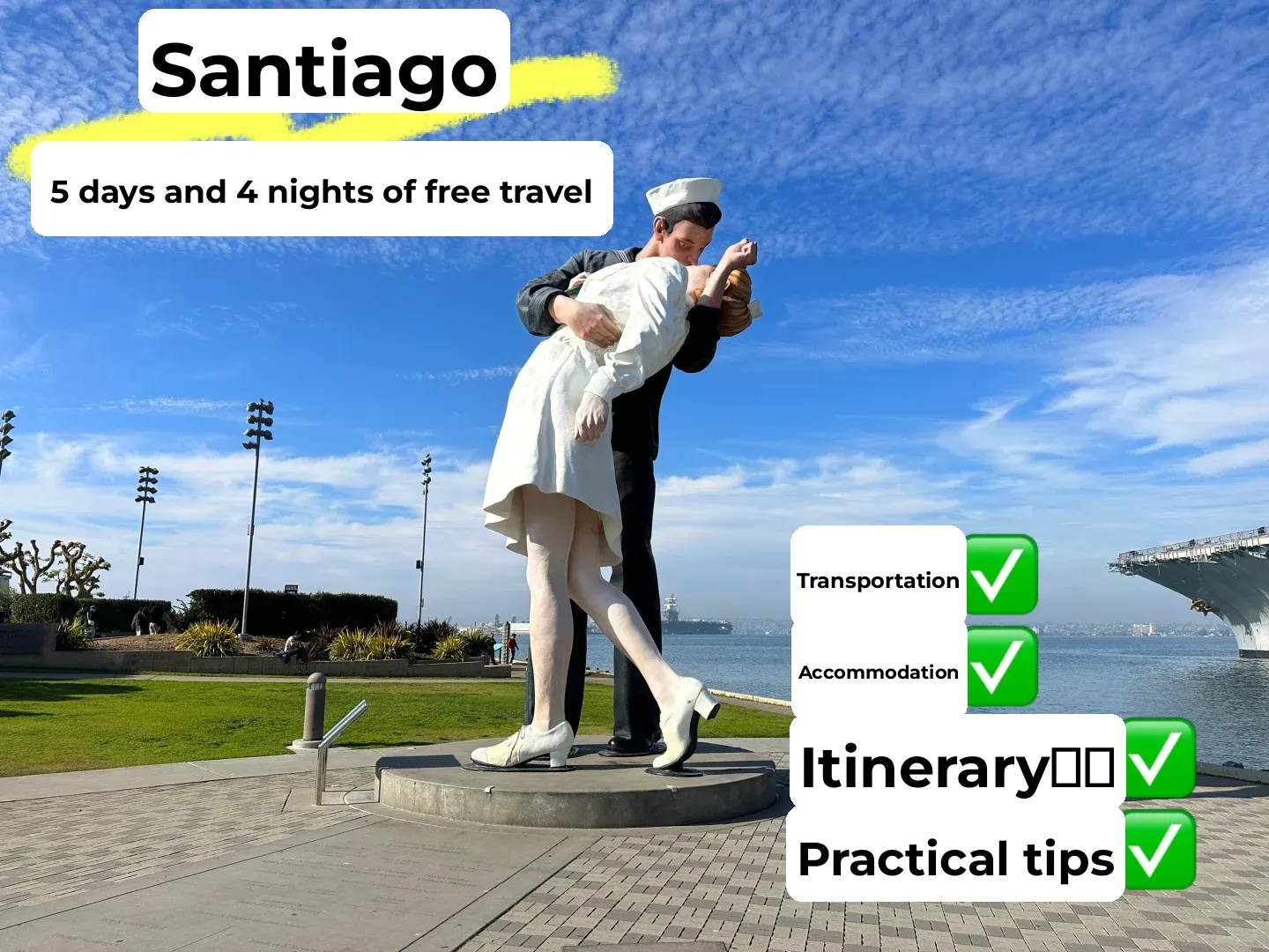 5 Days & 4 Nights Free & Easy Trip in San Diego ❤️ So Chill & Relaxing ✌️