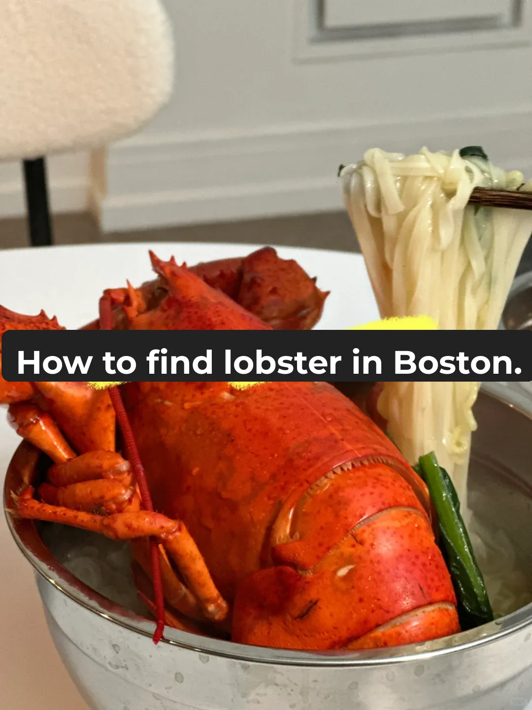Since you're in Boston, why not try lobster prepared in every style? 🦞