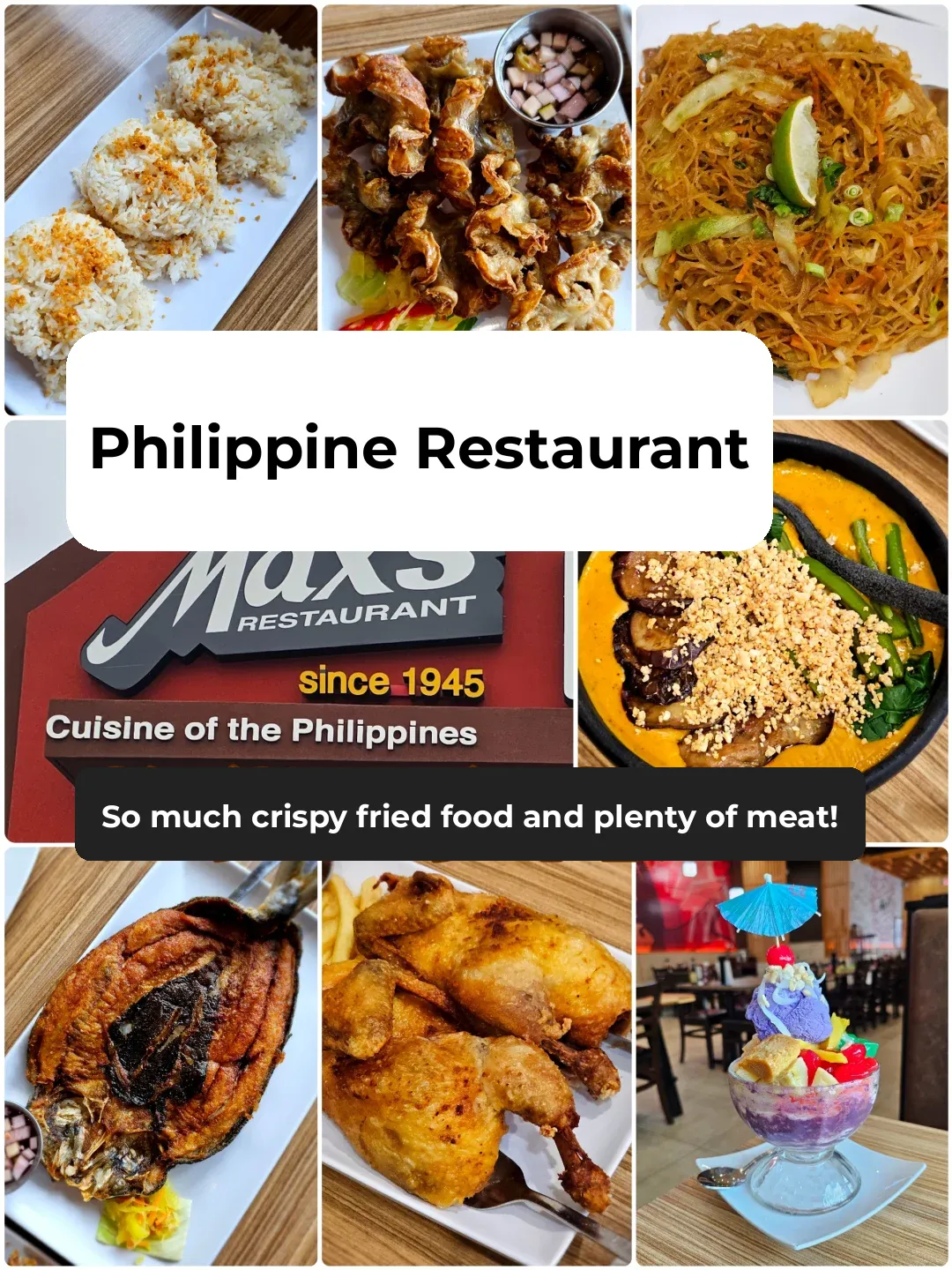 Houston | Max's | Filipino Restaurant | Fried Chicken, Crispy Pork, and Braised Meat