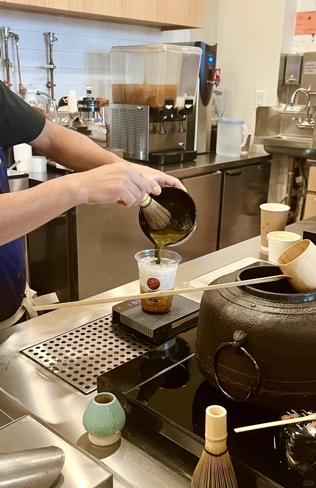 Columbia University's Hidden Gem Cafeteria 🤤 Finally! I Got to Try Hōjicha Milk Tea in New York