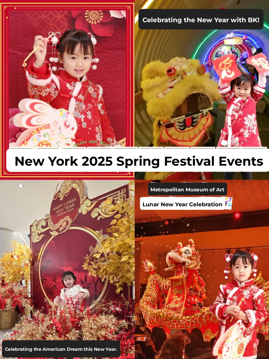 New York 2025 Year of the Snake Spring Festival Kid-Friendly Activities Roundup‼️ 6 Free Options