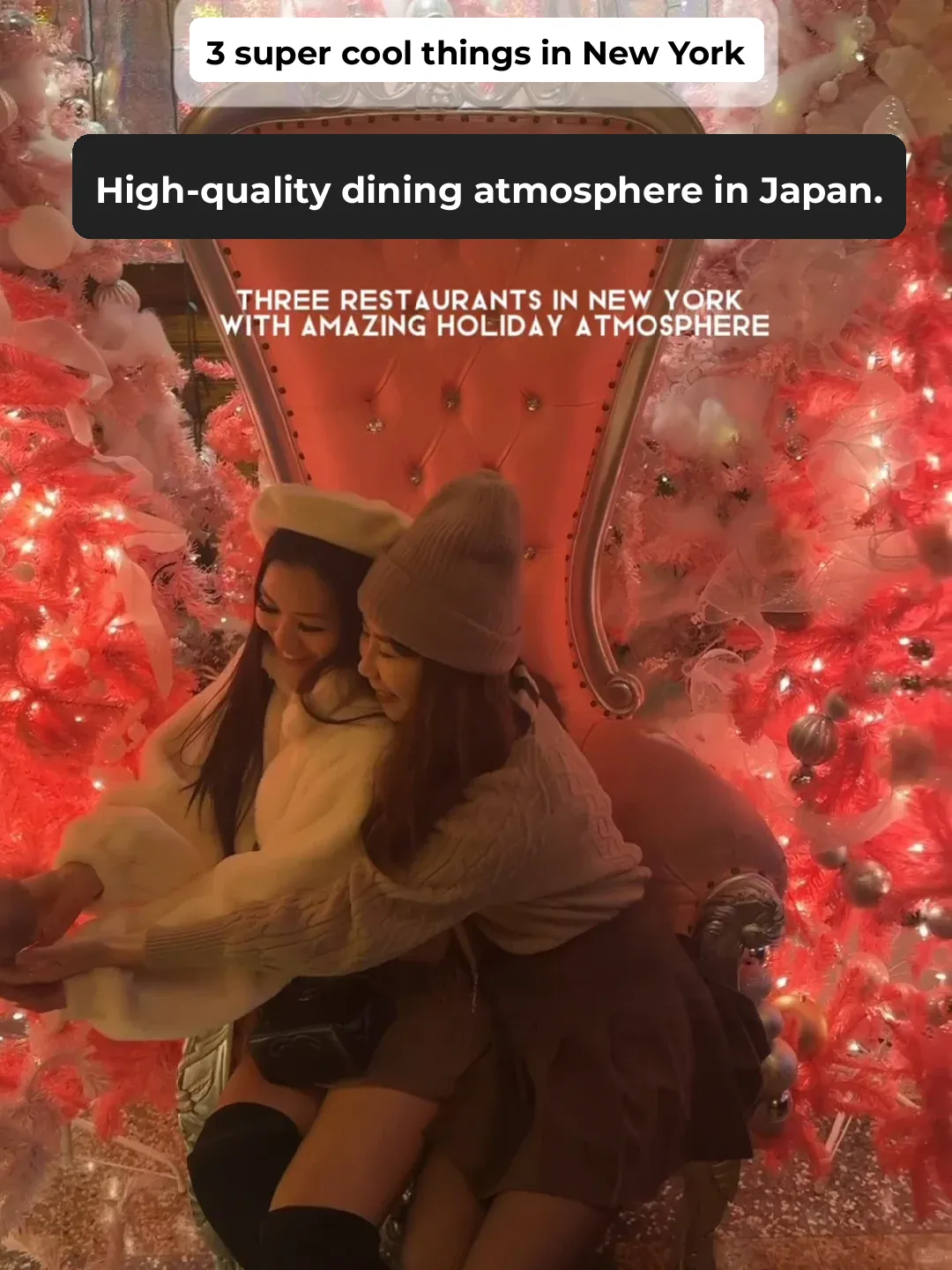 "3 High-Quality Restaurants in New York with an Amazing Holiday Vibe 😍"