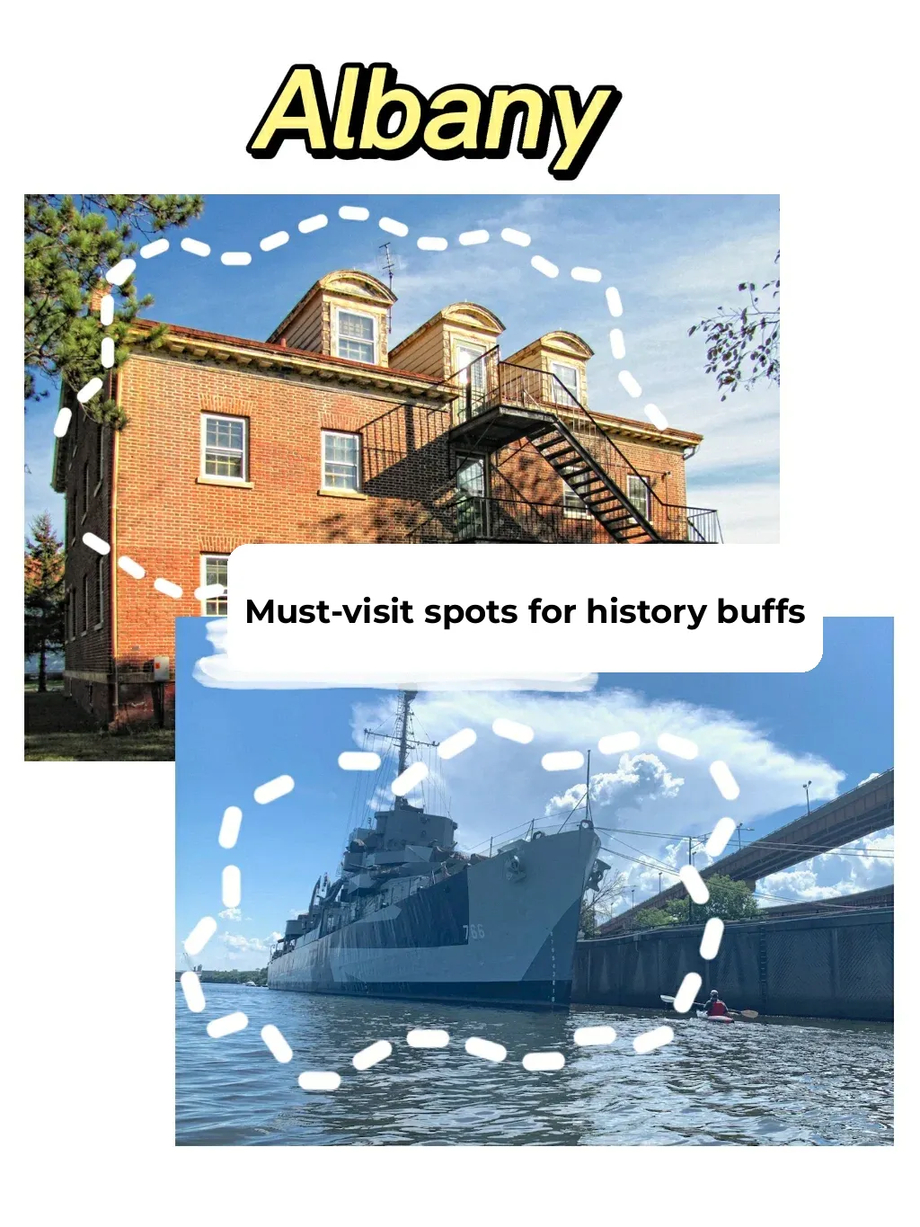 📍Albany · 3 Must-Visit Spots for History Buffs 🌅
