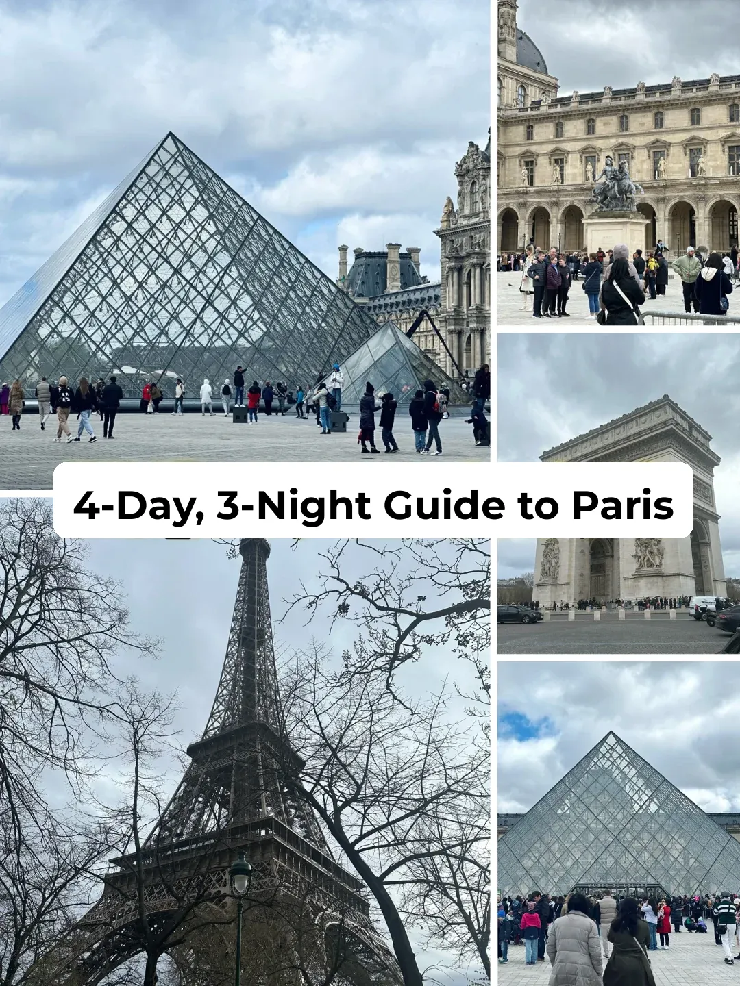 🇫🇷 Paris Solo Trip｜4 Days 3 Nights Itinerary (Including Ticketing Links)