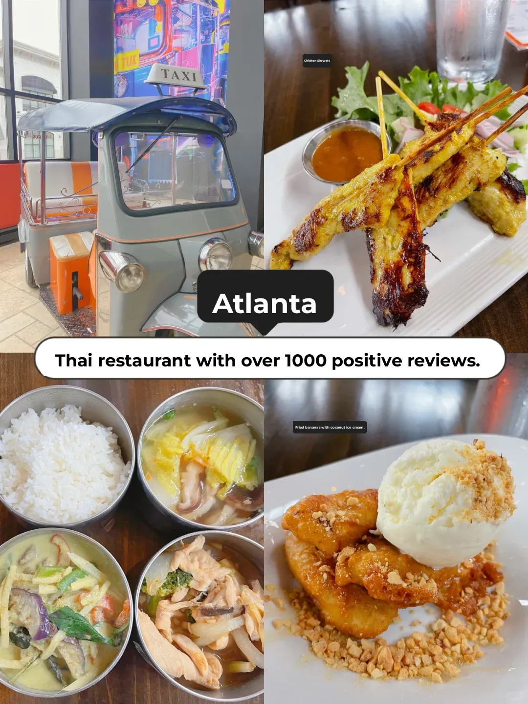 Atlanta🇹🇭 Top Lunch Spots for Office Workers💕 Cozy Thai Restaurant