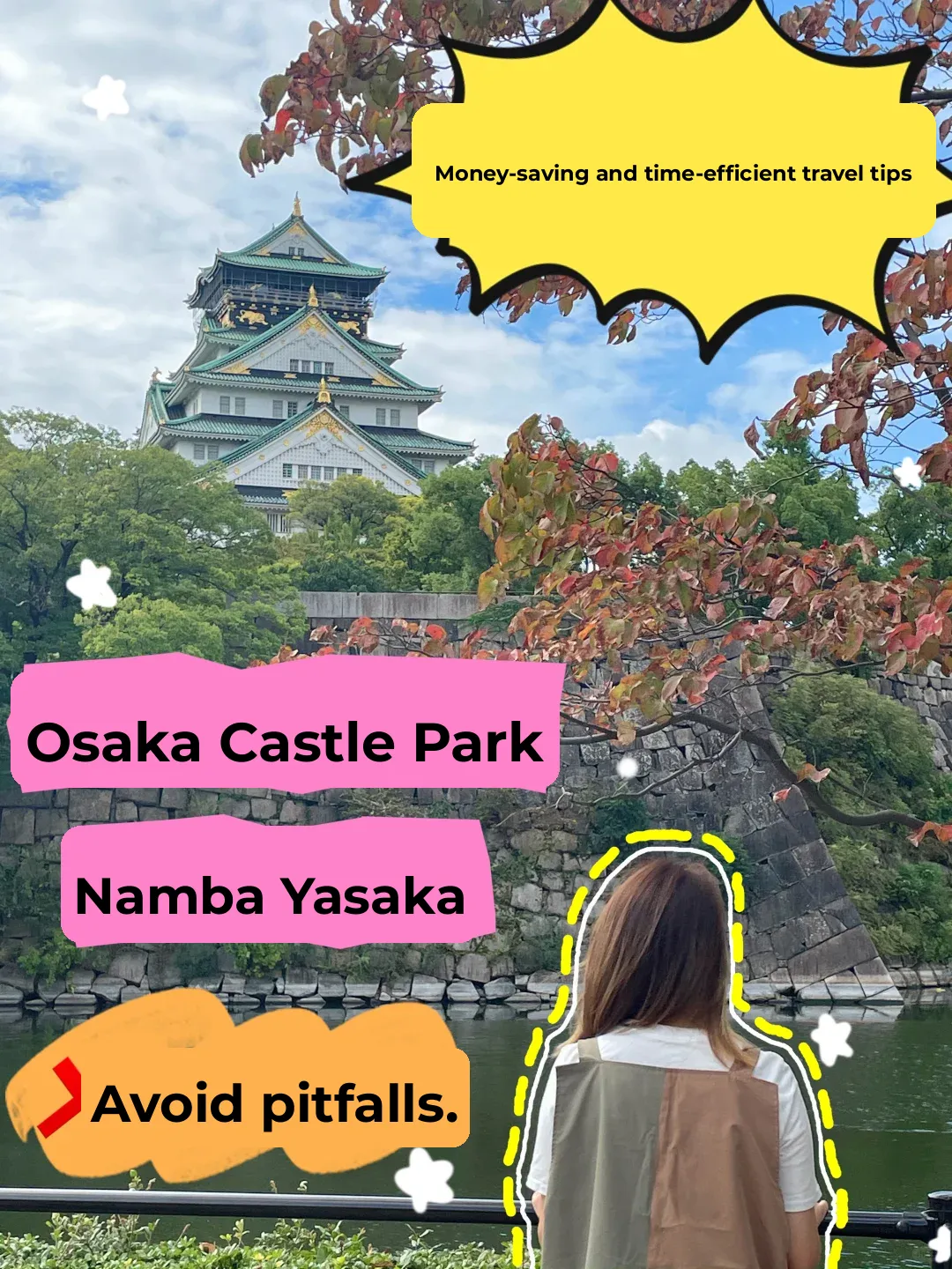 Kansai Osaka Castle, Nanba Yasaka - Half-Day Budget-Friendly Itinerary