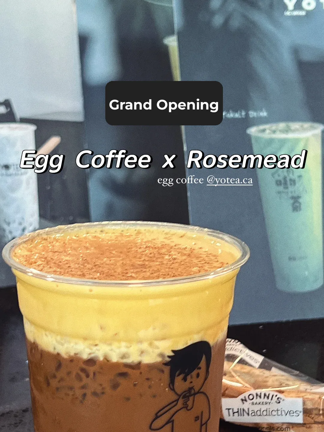 Accidentally Discovered Egg Coffee Right by My Place!
