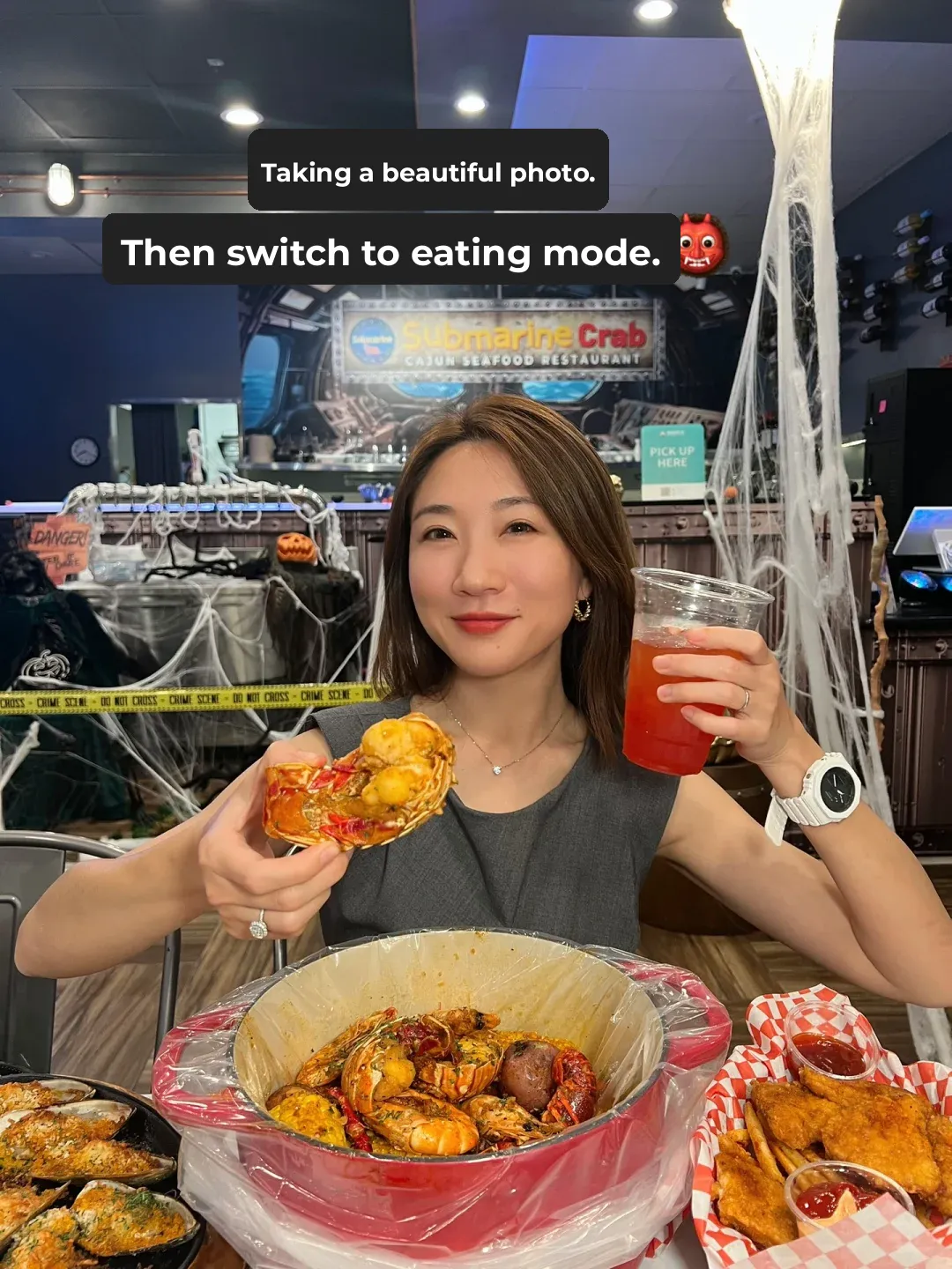 Tried the new spot for hands-on seafood 🦞