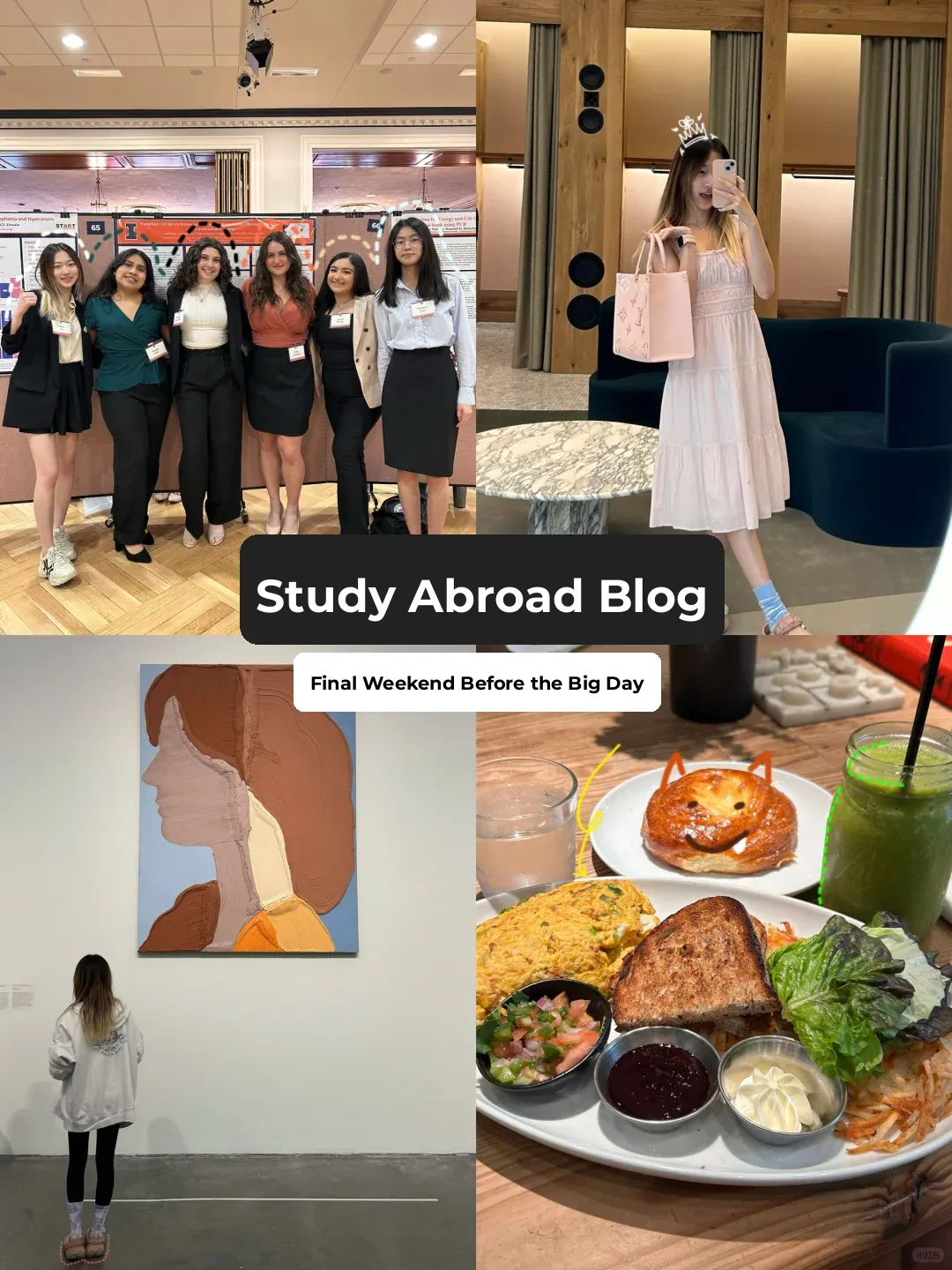 Study Abroad PLOG | URS | Marathon | Museum | Food 🥰