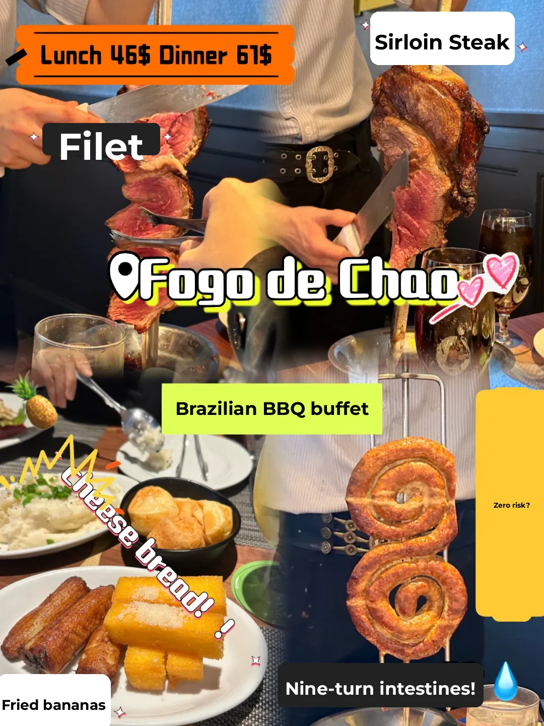 LA Eats | Brazilian Churrasco Buffet with Fresh Cuts Right in Front of You 🥂