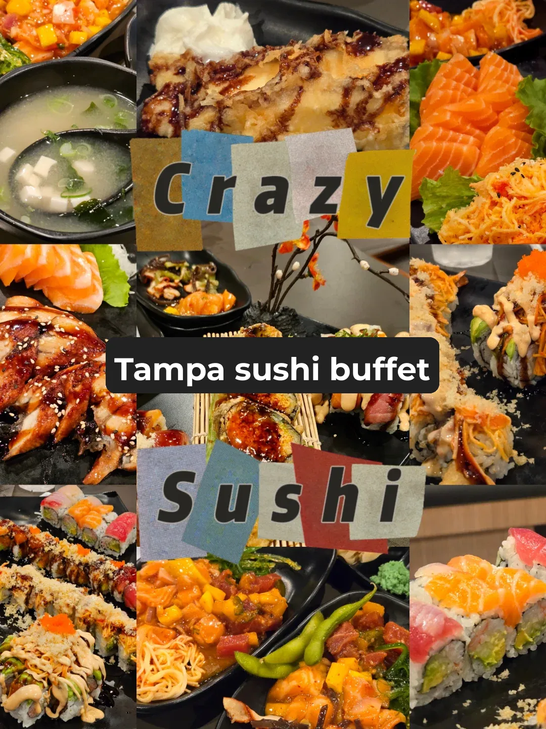 New Japanese Sushi Buffet in Tampa: Crazy Sushi 🍣
