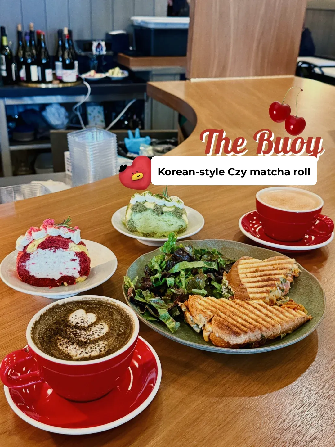 San Francisco | Korean-Inspired Cozy Vibes ☁️ Aesthetic Matcha Roll + Red Date Latte