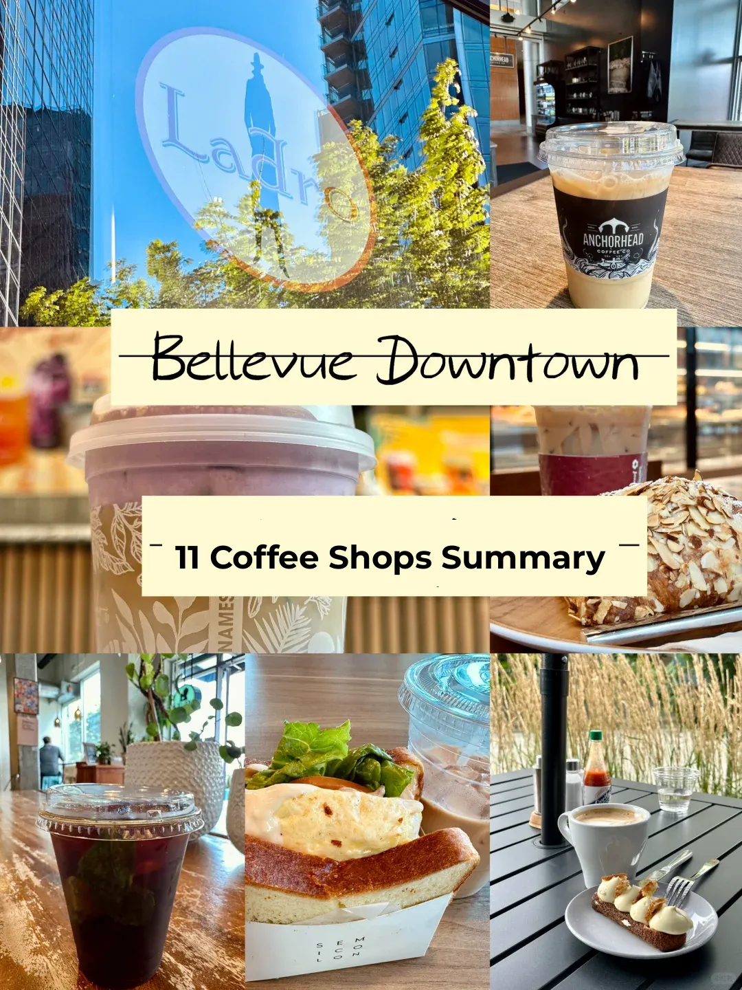 A Roundup of 11 Coffee Shops in Bellevue Downtown