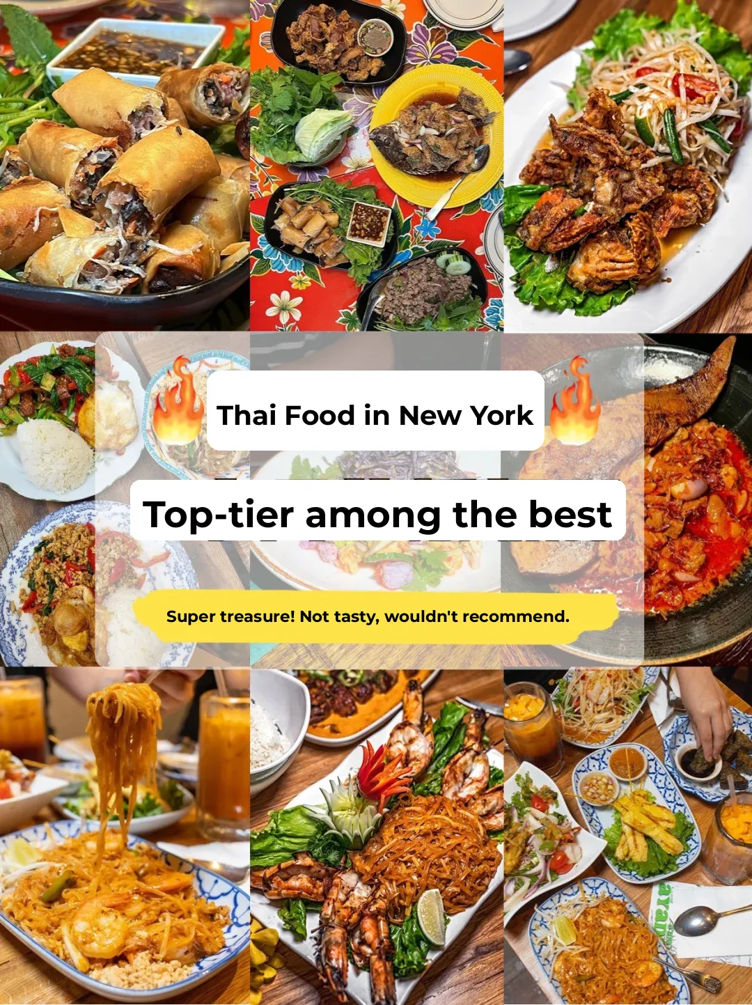 New York | Top 6 Thai Restaurants That Are Simply Unbeatable 🇹🇭 Each One Better Than the Last 👍
