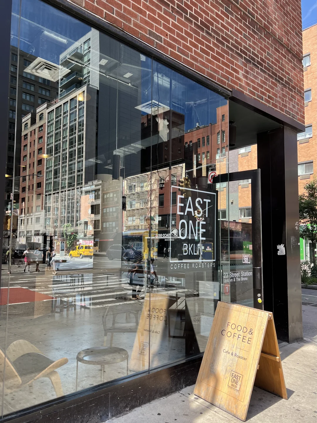 Workout Studios and Cafes on 23rd Street in New York City