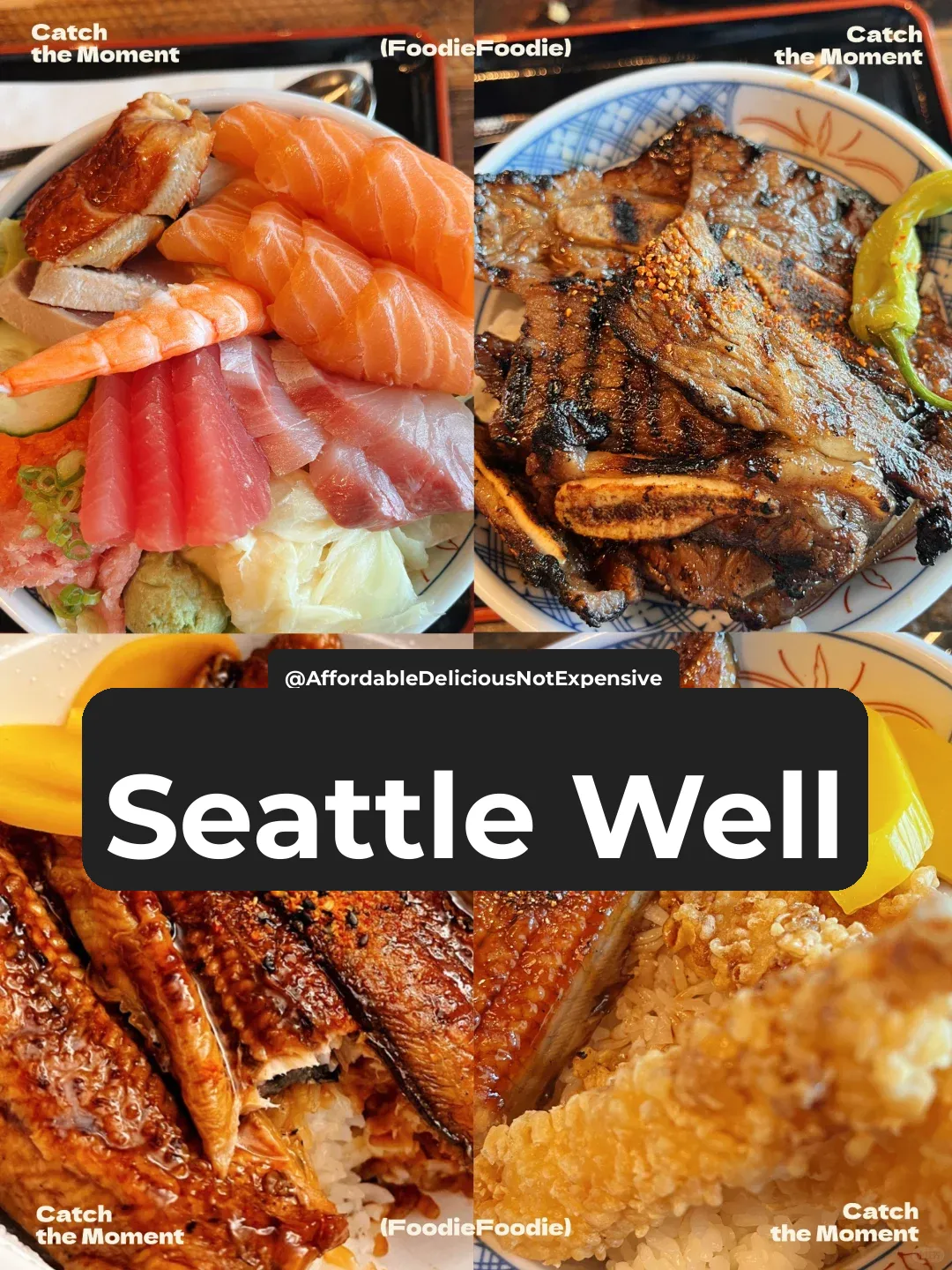 Seattle Sashimi 🍣 Beef & Pork Donburi ❗️ Insanely Cheap Prices