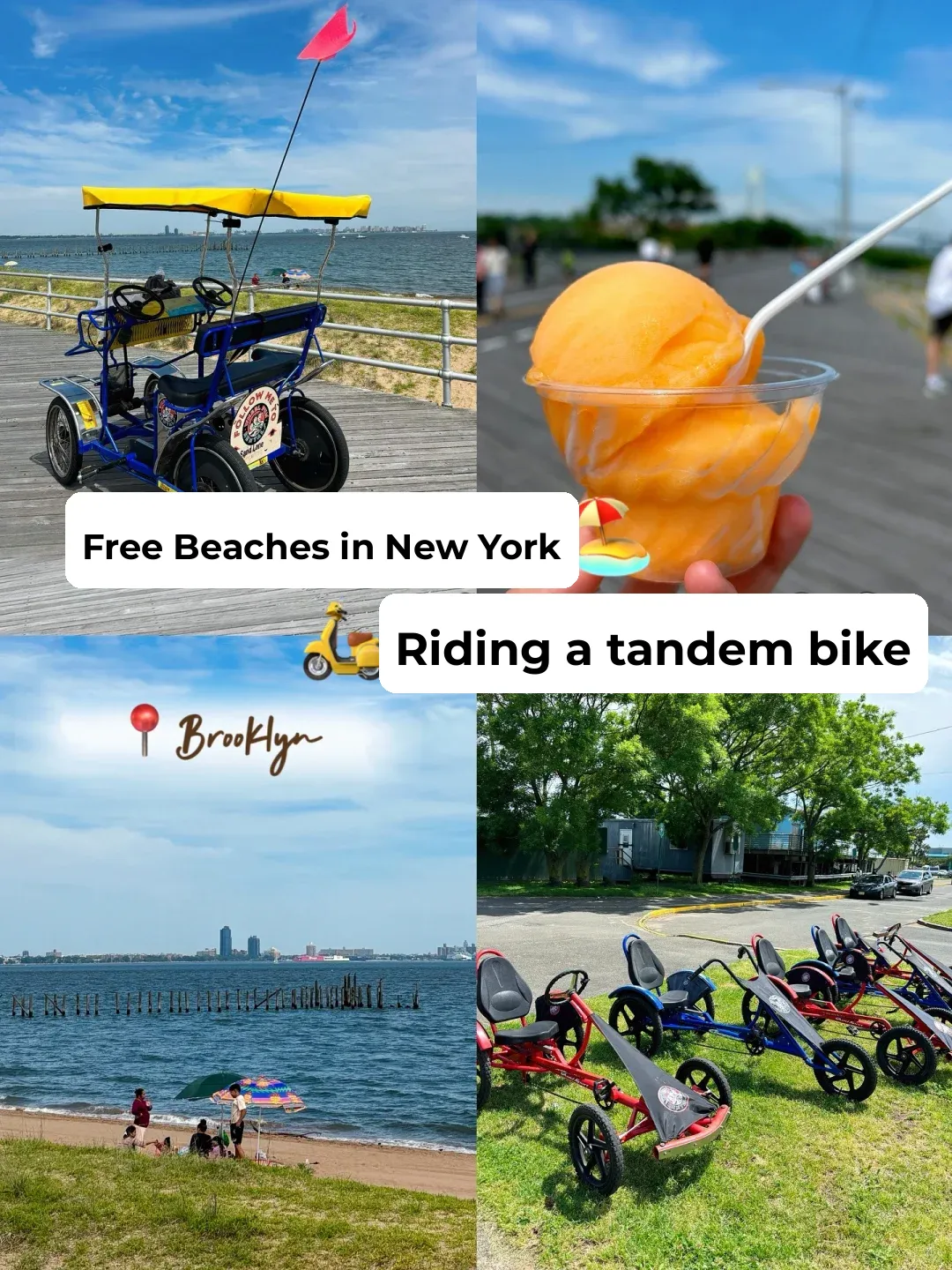 Hidden Gem Beaches in NYC | Bike, Sunbathe, and Listen to the Waves 🌊