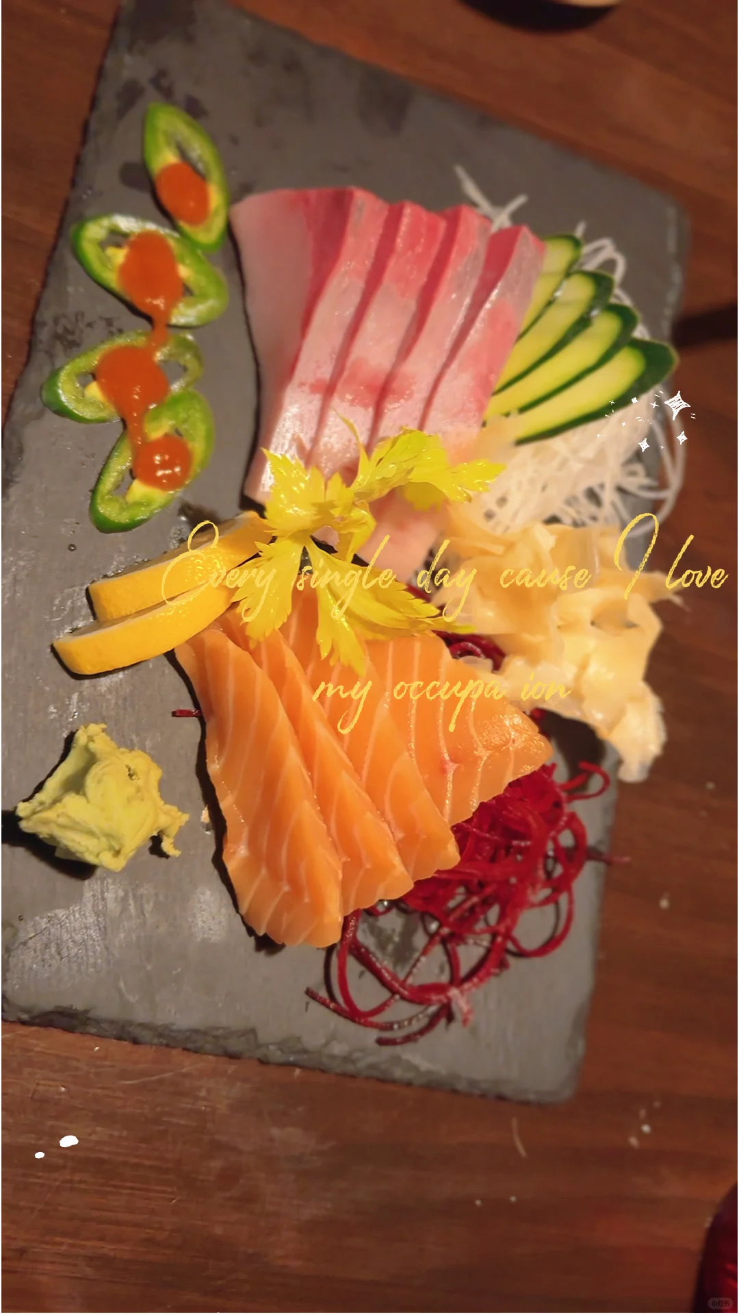 "Fresh Ingredients at This Japanese Restaurant"