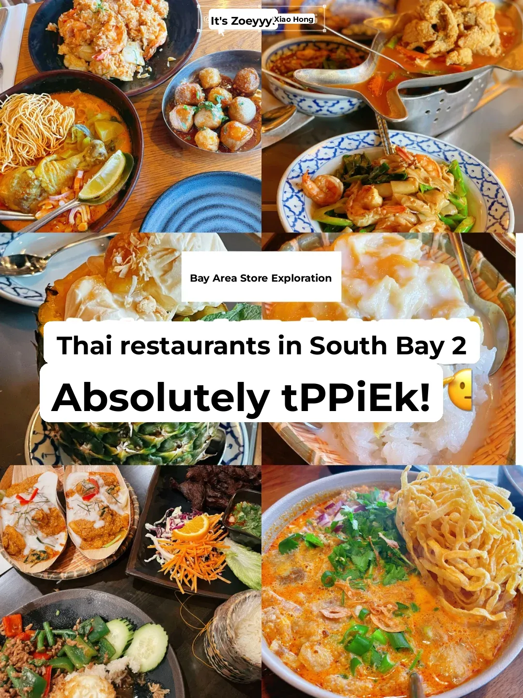 Bay Area | South Bay 🇹🇭 These Thai Restaurants Are Top Picks, No Cap 🫡