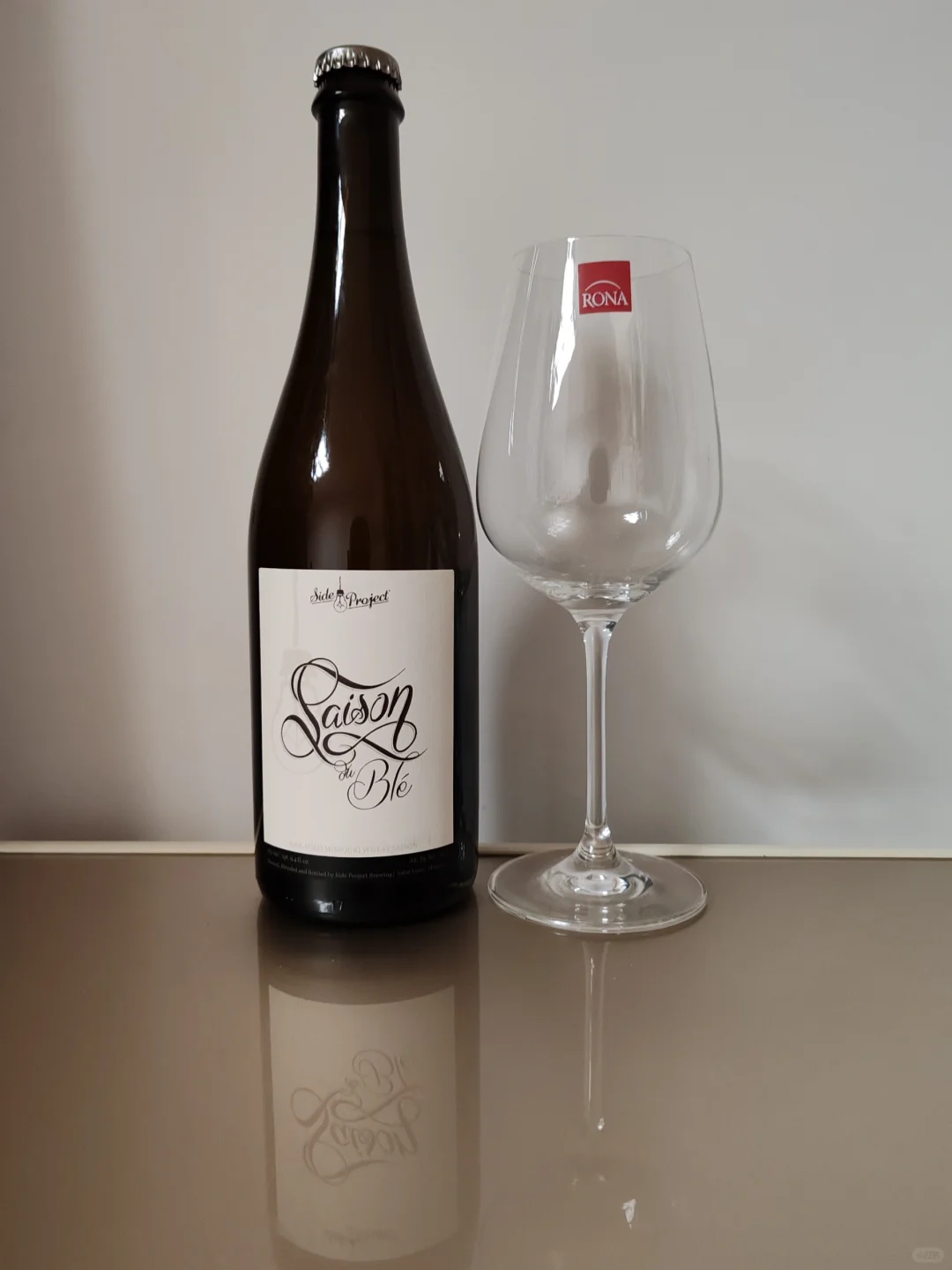 Side Project: Farmhouse Saison with Overgrown Wheat from Missouri Barrel