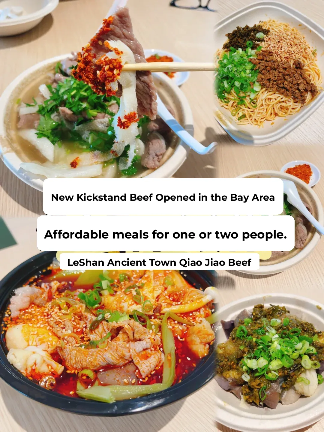 Bay Area Buzz｜Newly Opened "Qiao Jiao Niu Rou" – Affordable Quick Bites for Solo or Duo Dining