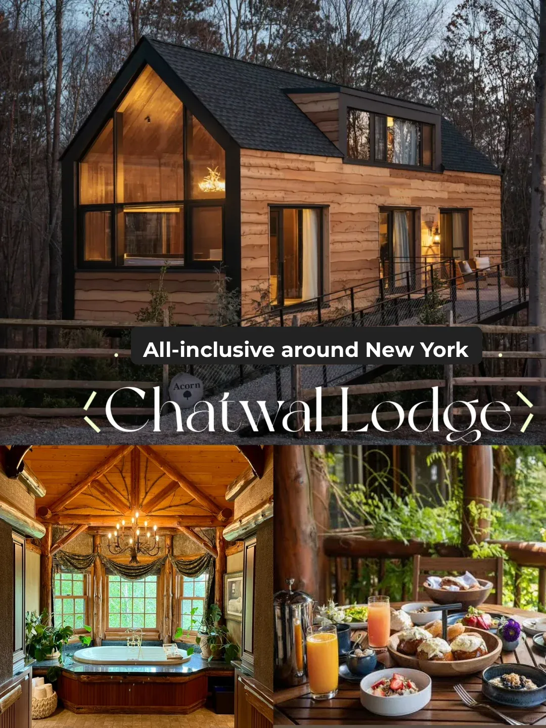 Upstate NY All-Inclusive Getaway | Chatwal Lodge 🏕️