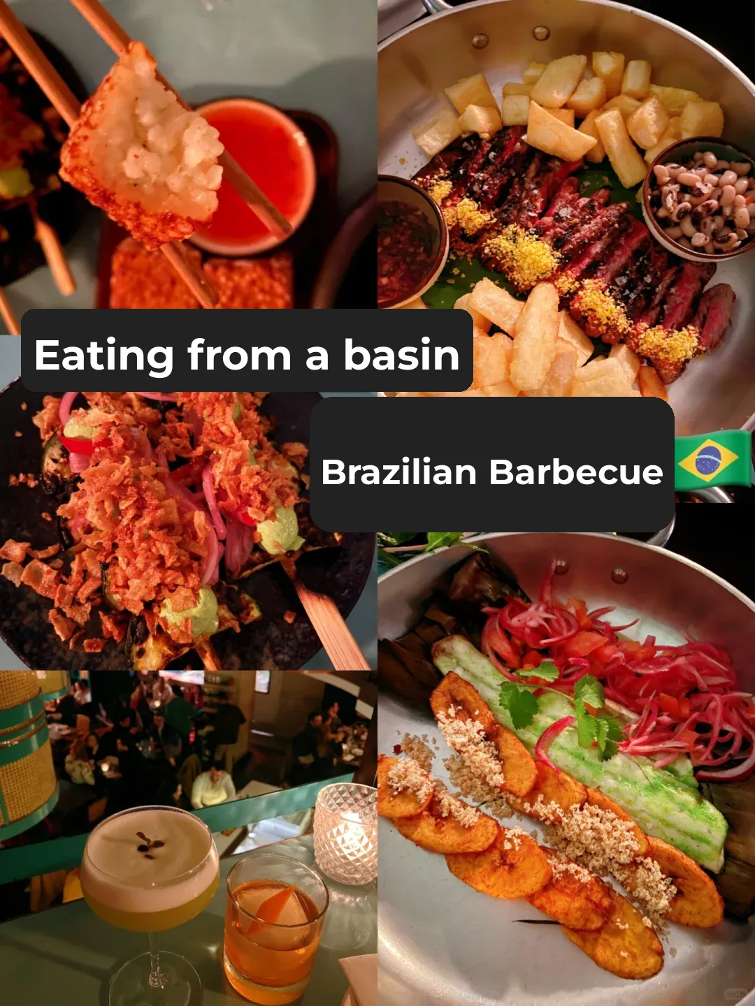 Parisian Brazilian 🇧🇷 Bistro: Massive Brazilian BBQ Served in a Bowl! 🔥