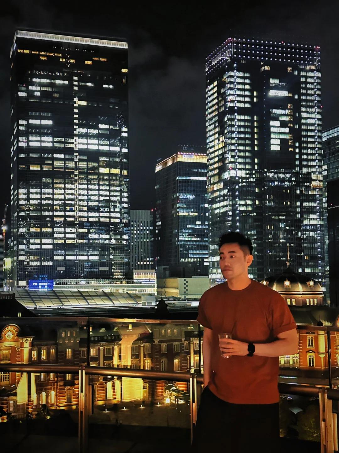 Tokyo Station Marunouchi Rooftop Bar: Night Views Give Rooftops a Run for Their Money