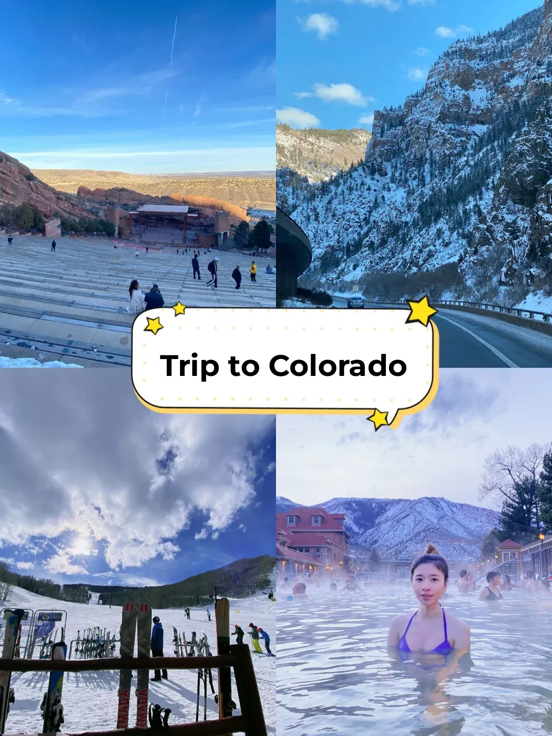 "Skiing and Soaking in Hot Springs: Glenwood Springs, Colorado"