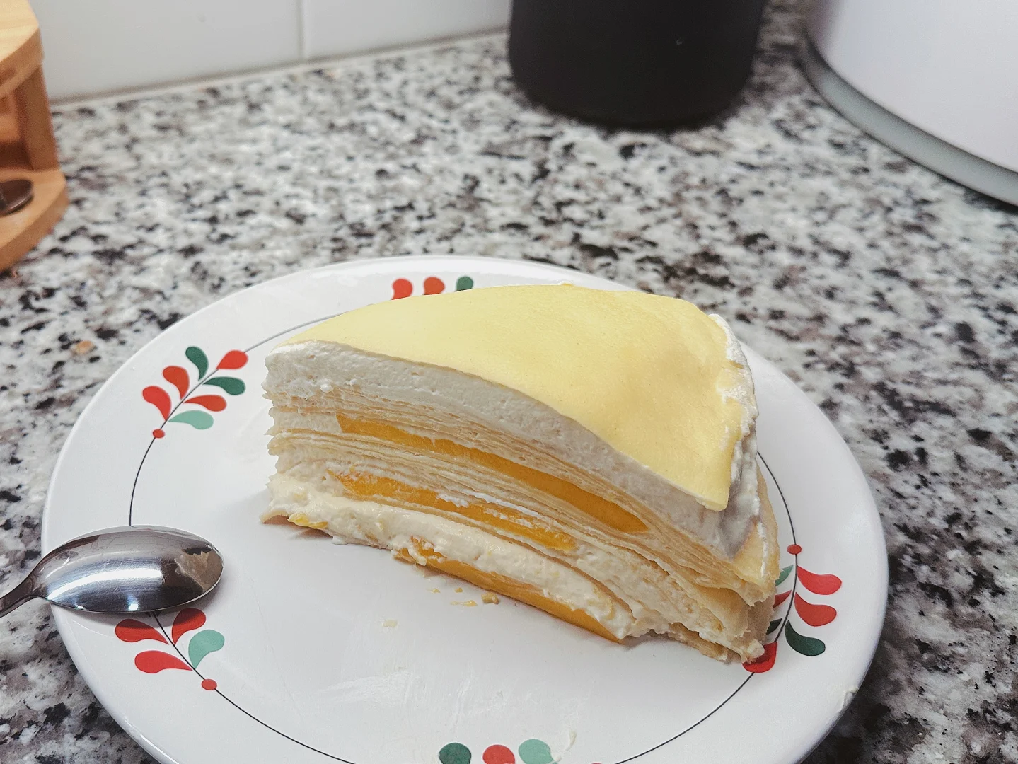 Homemade Mango Mille Crepe in St. Louis 🥭 Packed with Juicy Mango Filling