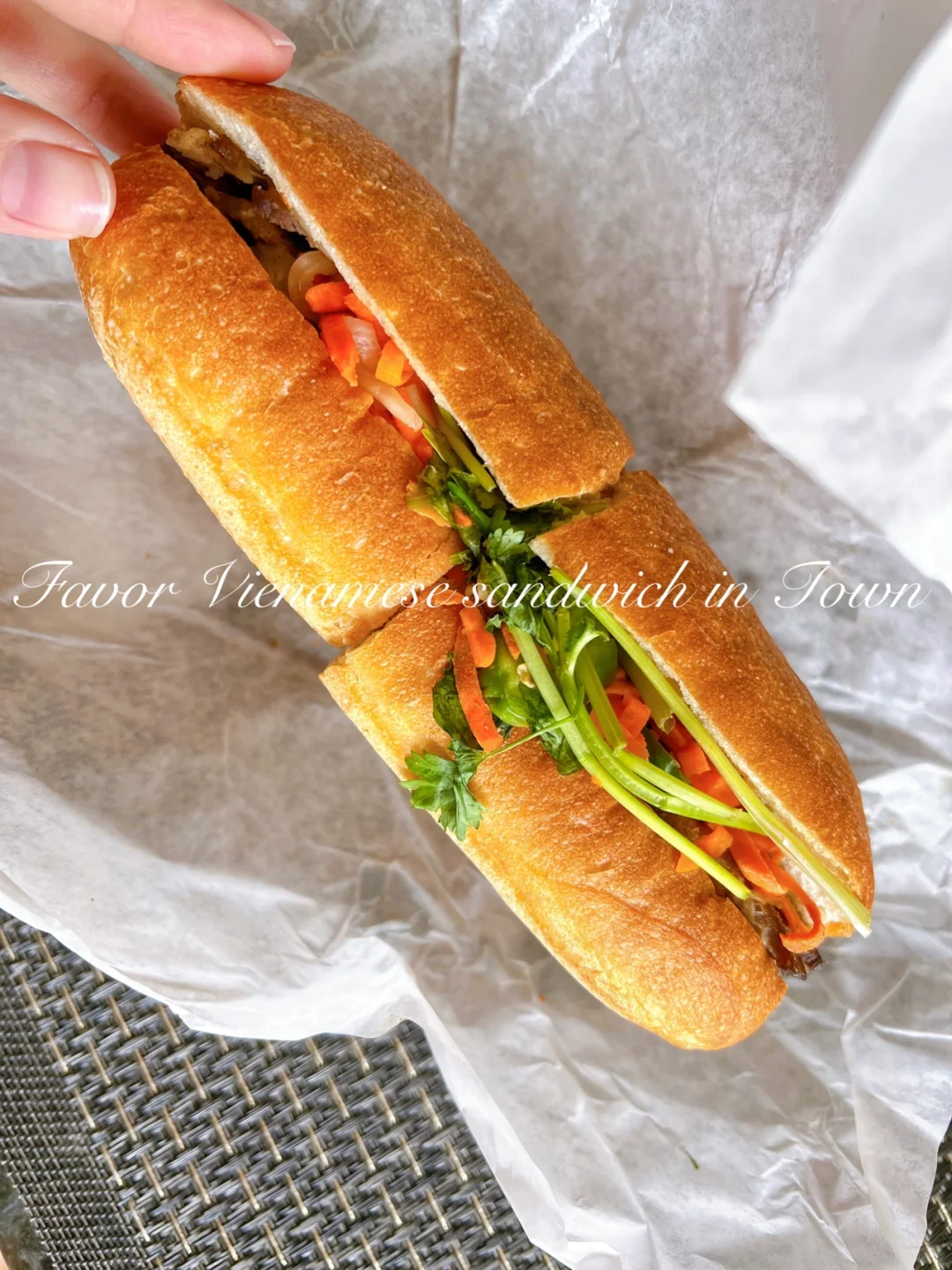 "Delicious Vietnamese Banh Mi at a Classic Old Shop! Beat the Rising Prices with a Huge Sandwich for Just Five Bucks!"