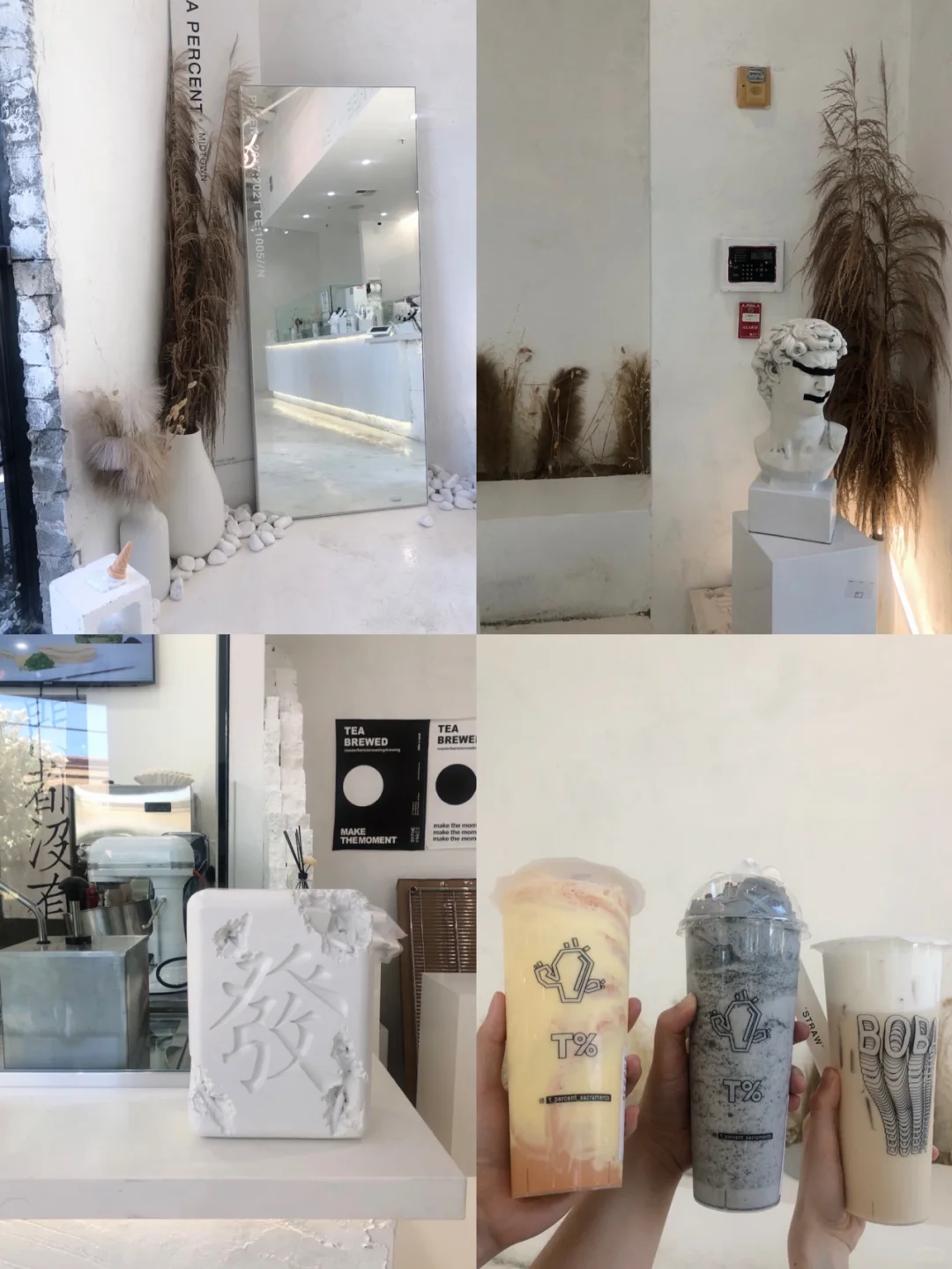 ◾️▫️Minimalist-Style Bubble Tea Shop in Sacramento, Bay Area, North America