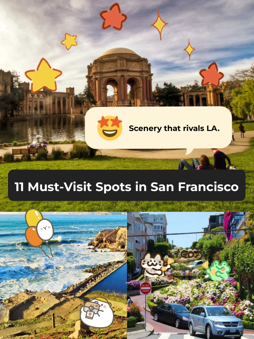 San Francisco's Scenic Spots That Can Compete with LA: 11 Must-Visit Attractions in SF