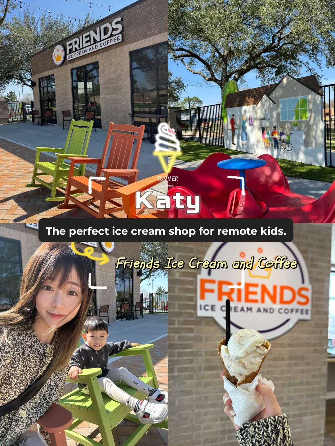 Houston | A Fun and Delicious Ice Cream Shop with a Playground