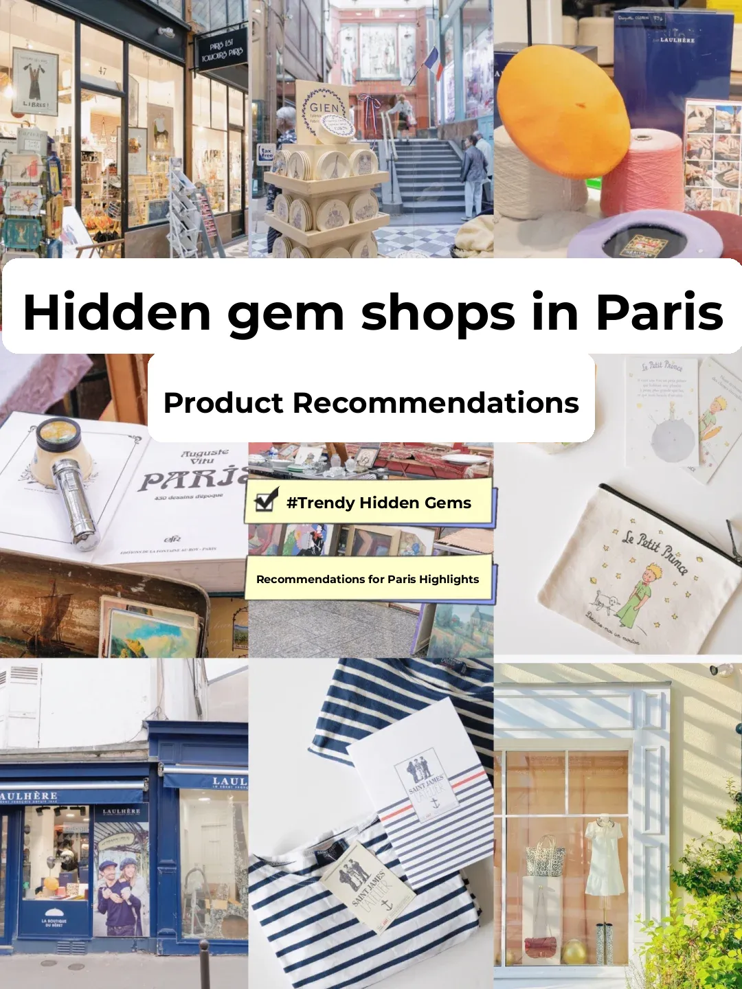 Locals' Picks!! Must-Have Parisian Souvenirs (Part 2)