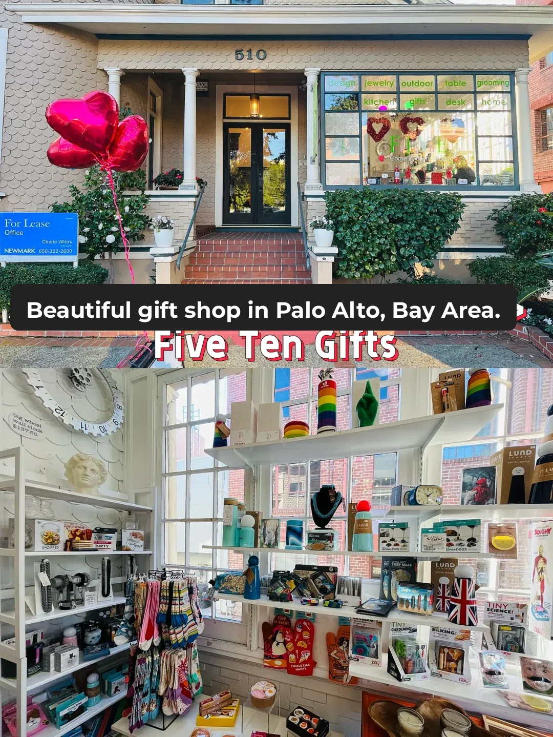 Bay Area Palo Alto Gift Shop | Chic Minimalist Five Ten Gift