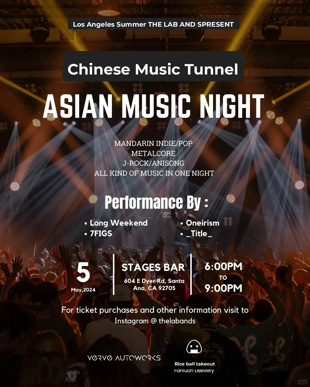 First Ever Chinese Band Showcase at LA's Premier Livehouse is Here!