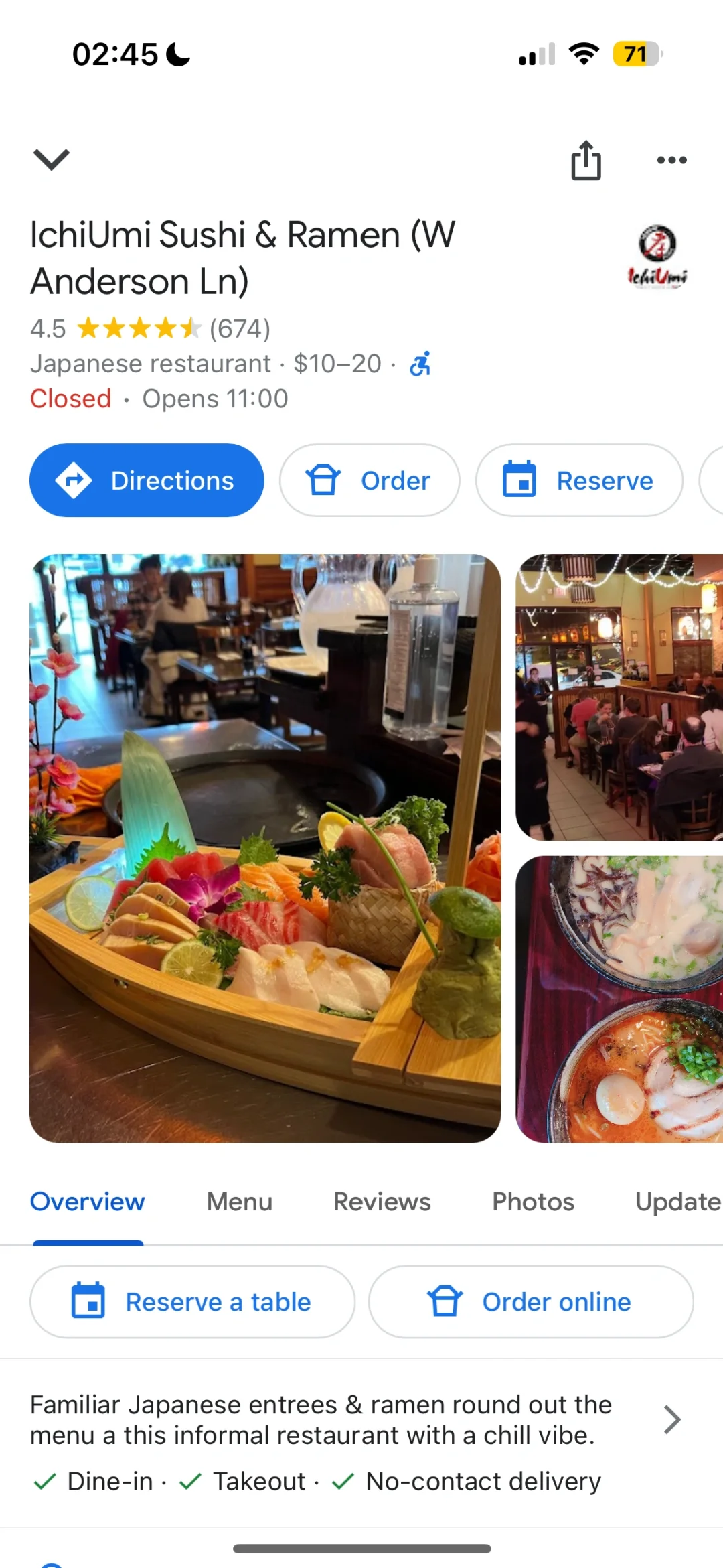 Austin | Food & Drinks | Ichiumi Sushi & Ramen 👍