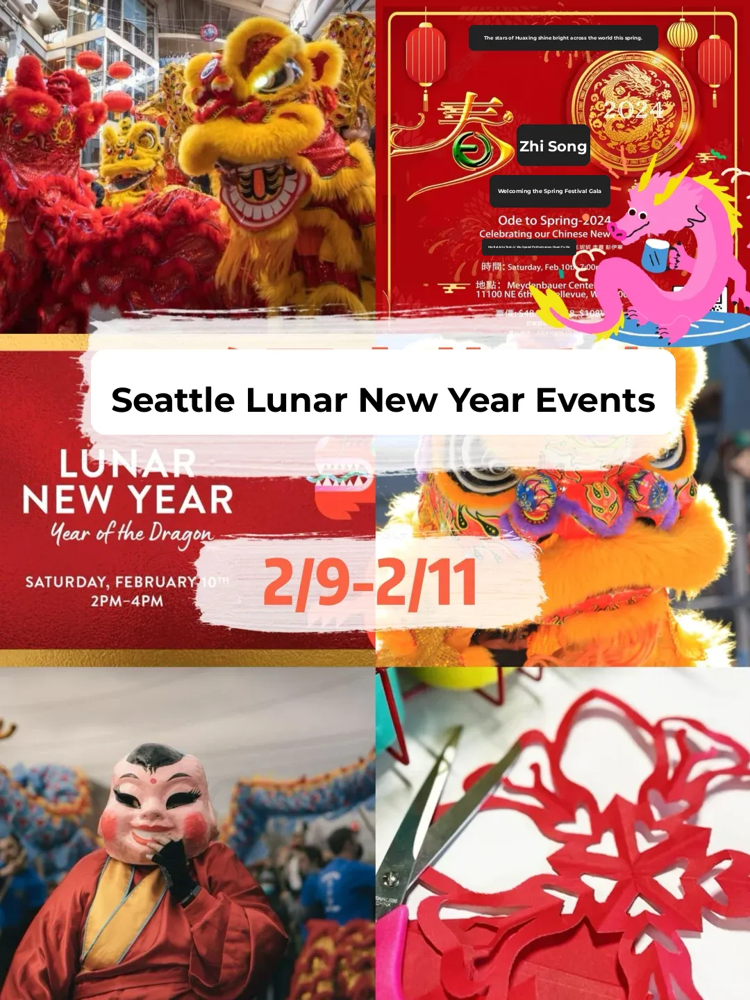 Seattle Lunar New Year Festivities 2/9-2/11