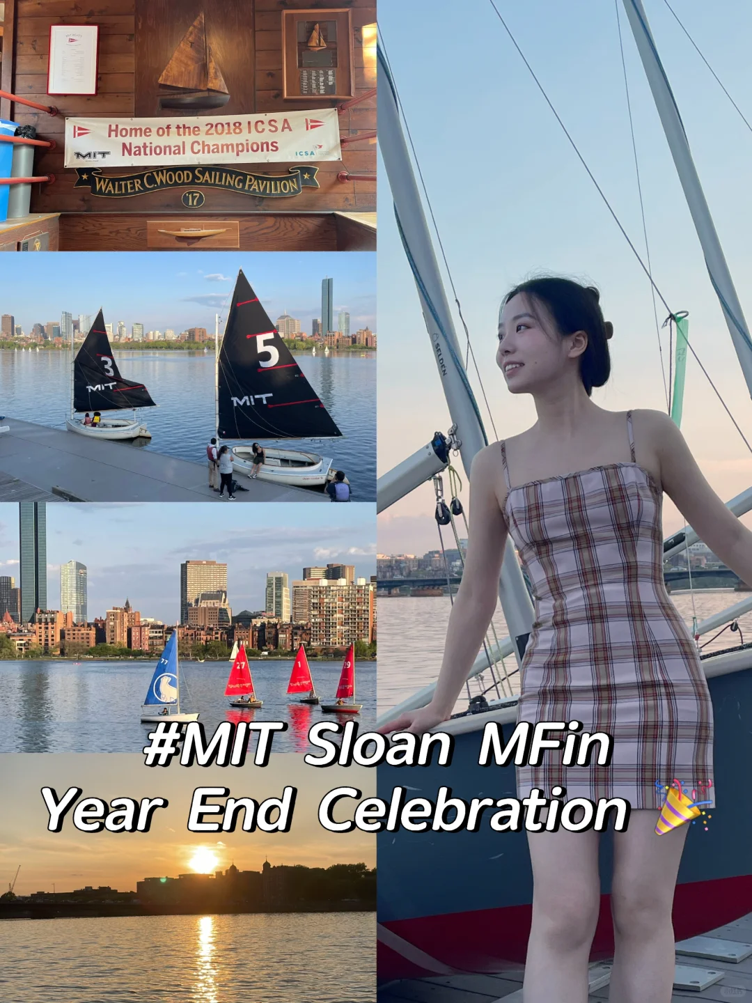 MIT MFin End-of-Term Party🎉 Sailing the Charles River⛵️