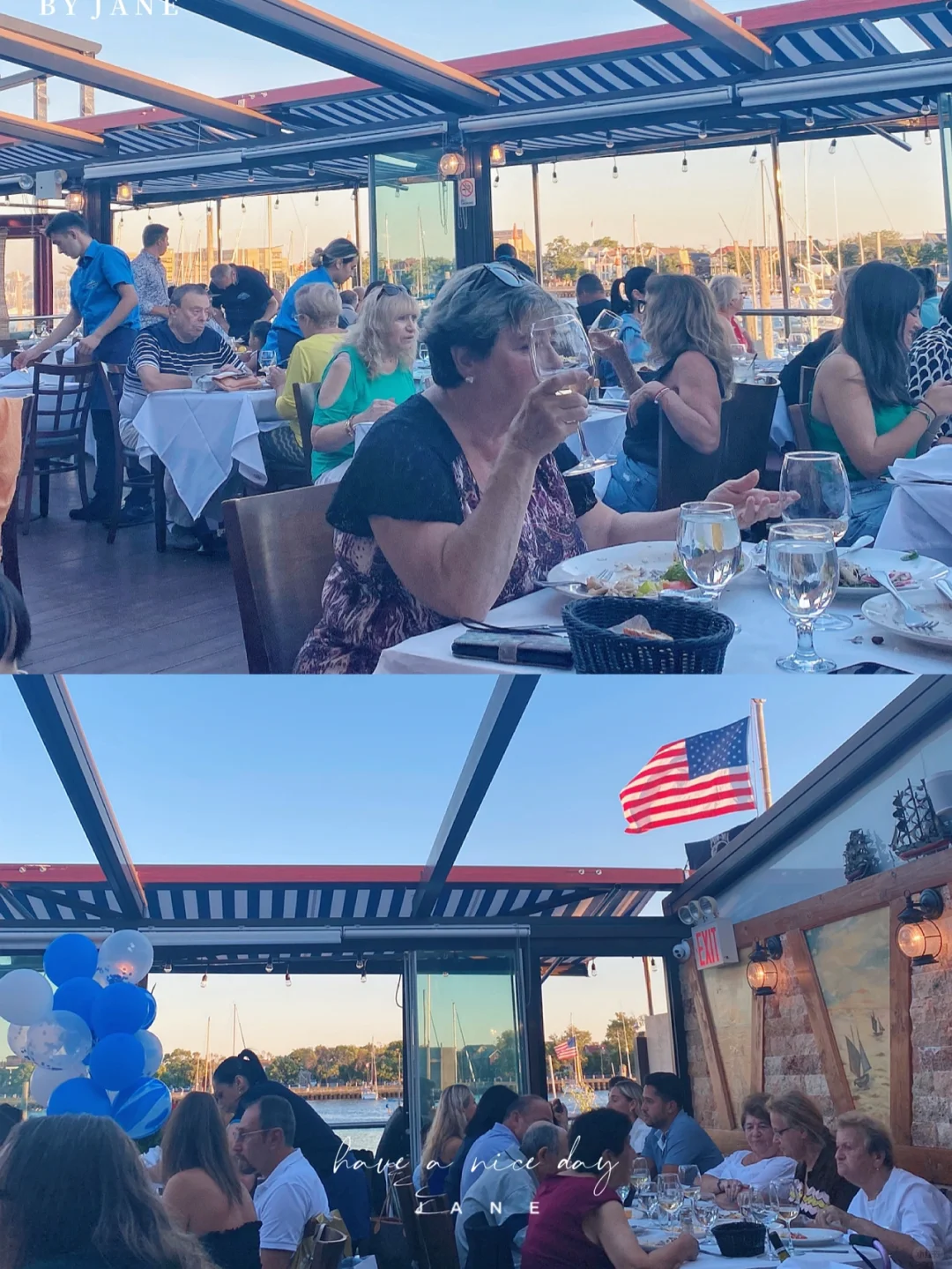 Sunset Dinner at the 'Turkish Seafood Restaurant' in Brooklyn Yacht Club