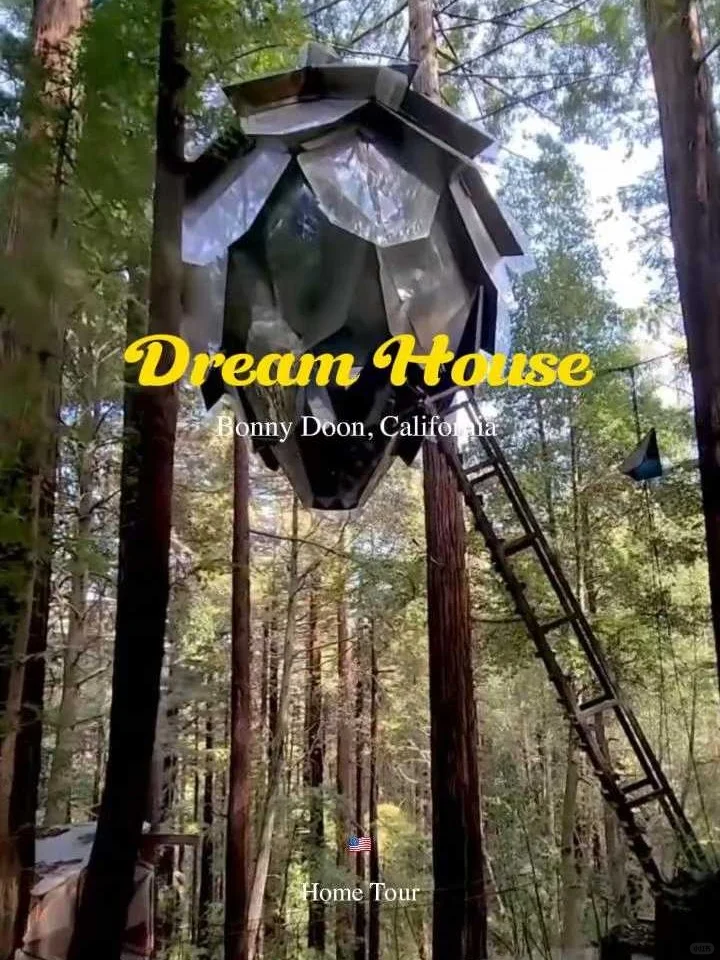 "Would You Want to Stay in This Mind-Blowing Alien-Inspired Pinecone Treehouse?"
