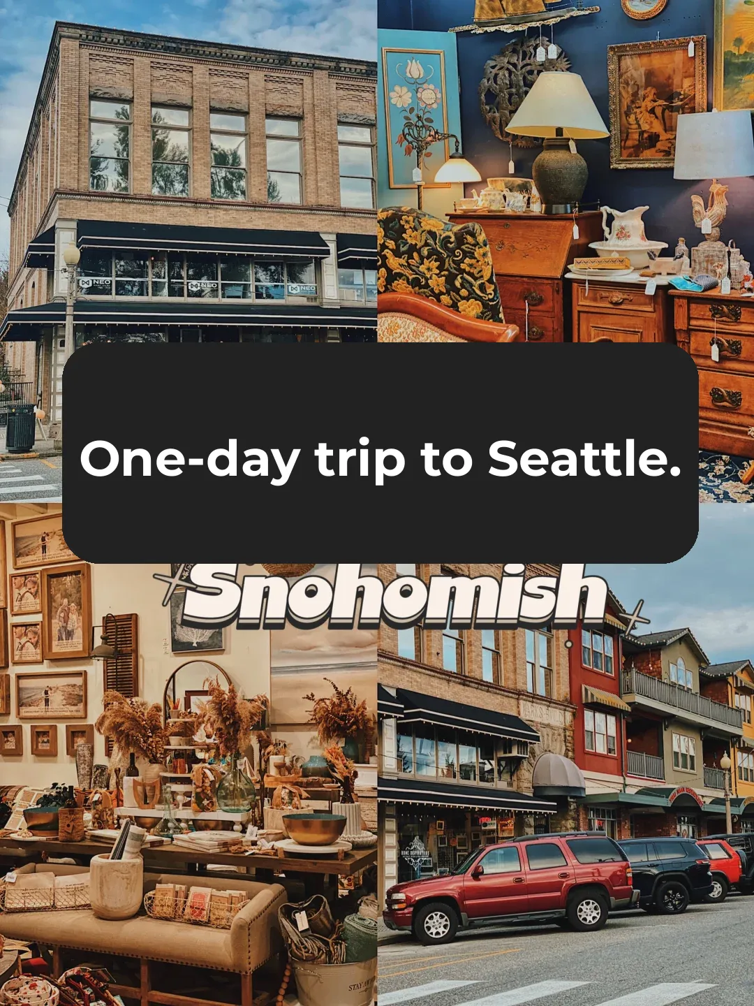 Seattle | A Day Trip to the Historic Antique Town of Snohomish 🩷