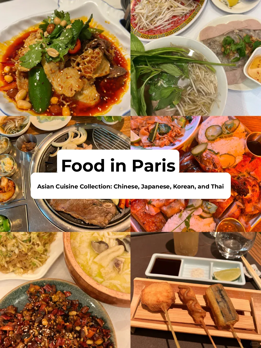 Paris Eats Adventure | A Fusion of Chinese, Japanese, Korean, and Thai Delicacies 🤤